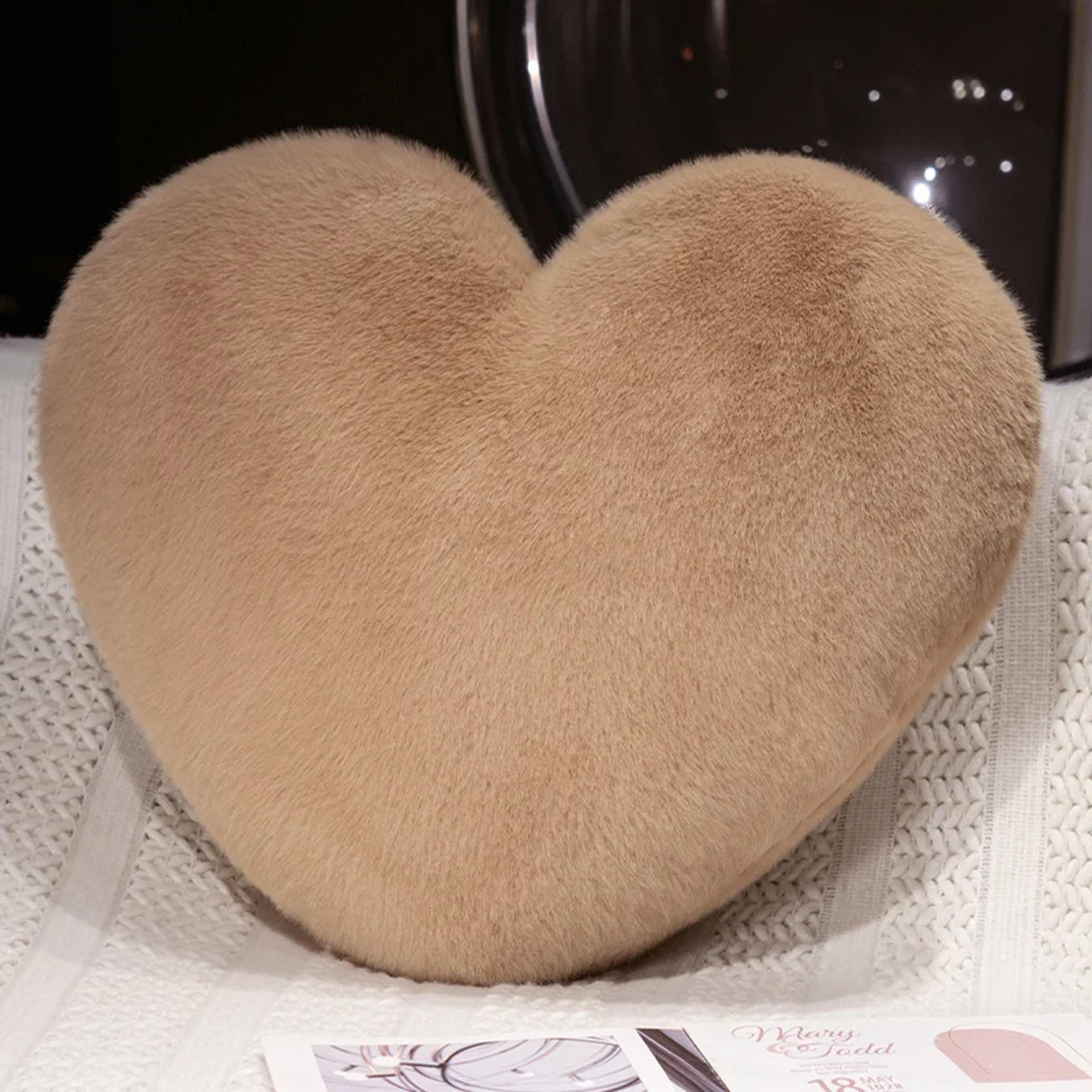 Solid Nordic Style Heartshaped Cushion Sofa Bed Back Cushion Soft Throw Pillow Bedside Cushion 8