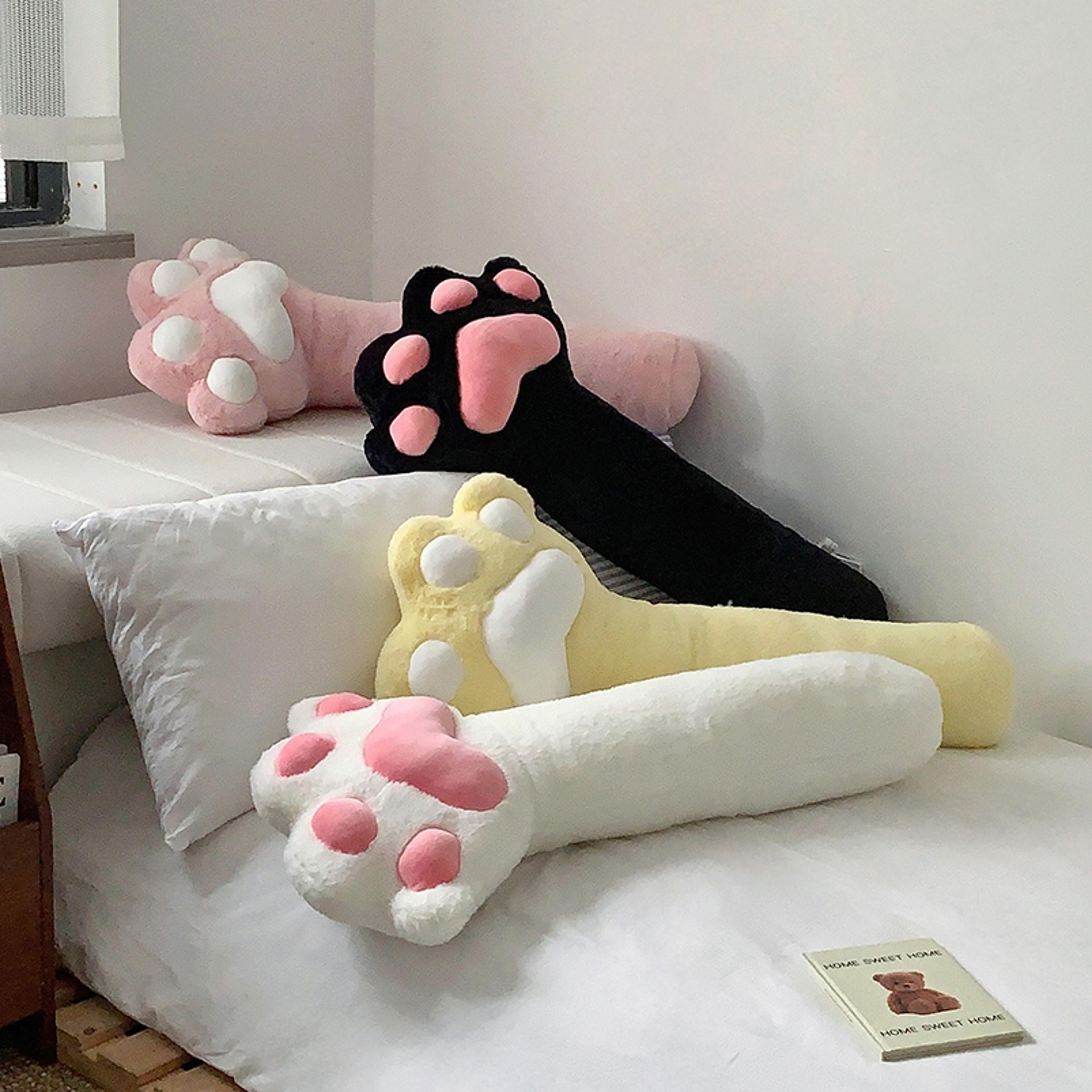 Very Soft Comfortable Cat Paw Throw Pillow Paw Long Cushion Leg Cushion Home Decor Washable Gifts 0