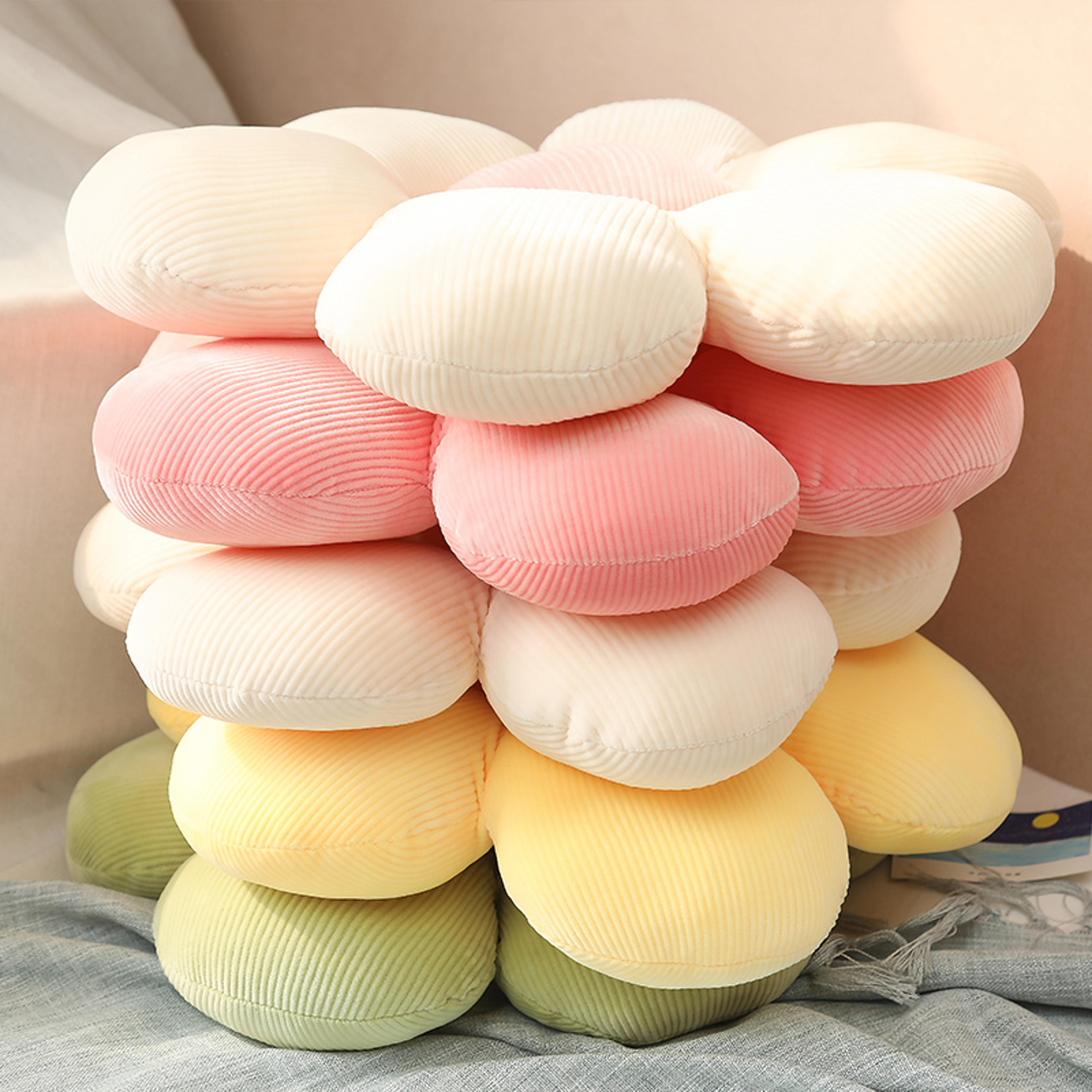 Six Petal Flower Cushion HighQuality Sunflower Pillow Bay Window Pink Flower Setting For Bedroom Se 4