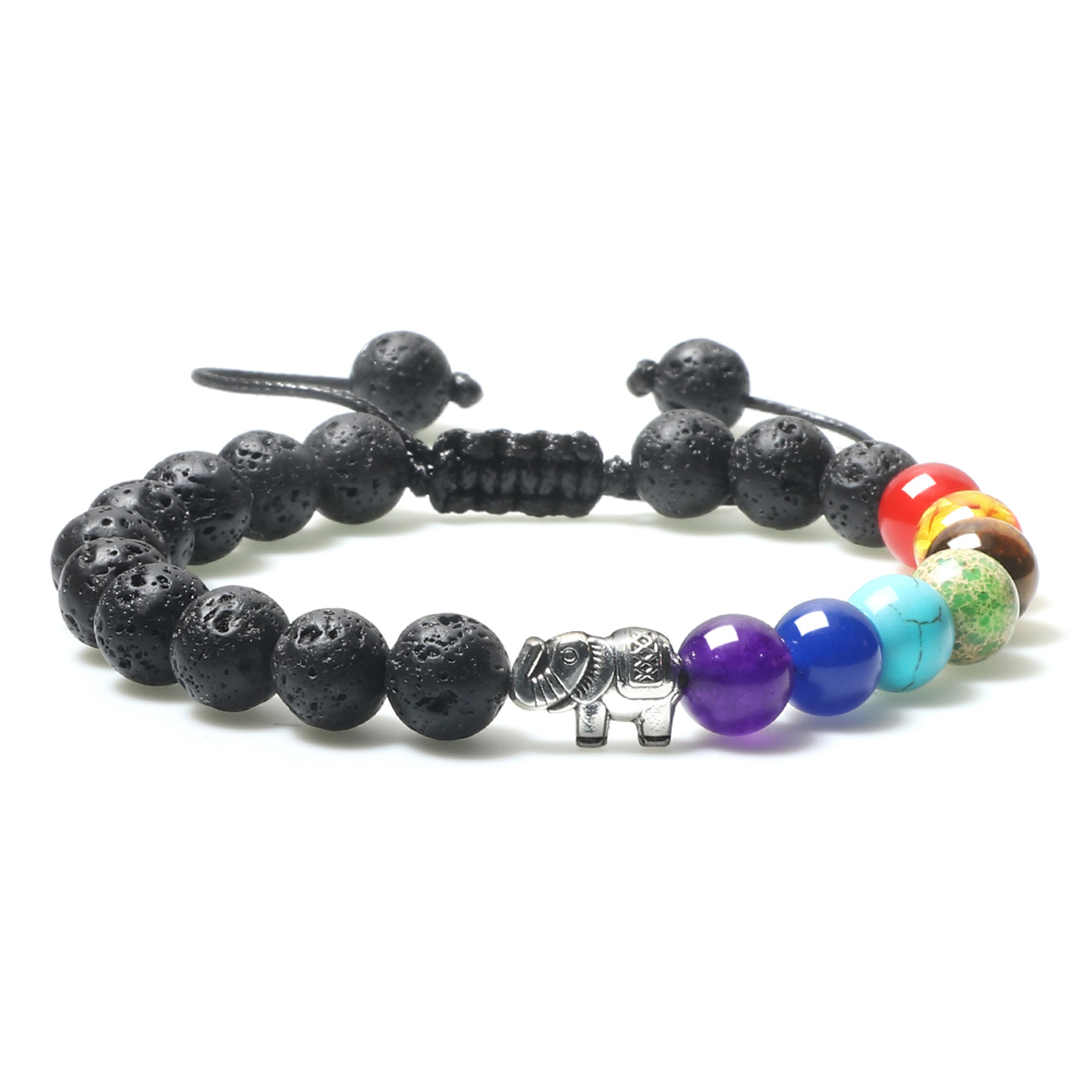 Beads Bracelet With Tiger Eye Adjustable Braided Rope Bangles Healing Jewelry For Men Couples Women 9
