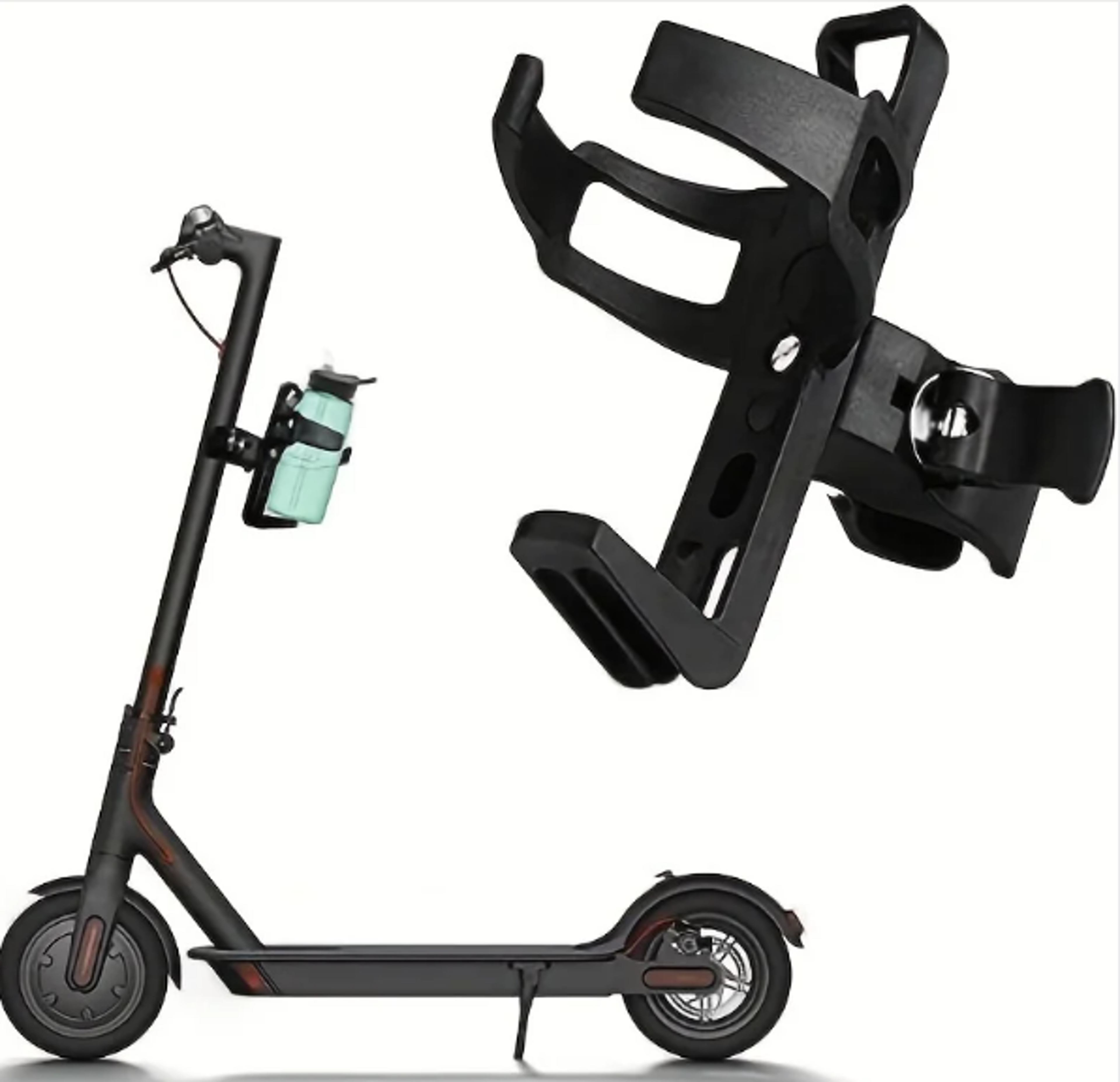 Securely Holds Your Drink With Rotating Bicycle Water Bottle Holder For Mountain Bikes And Scooters 3