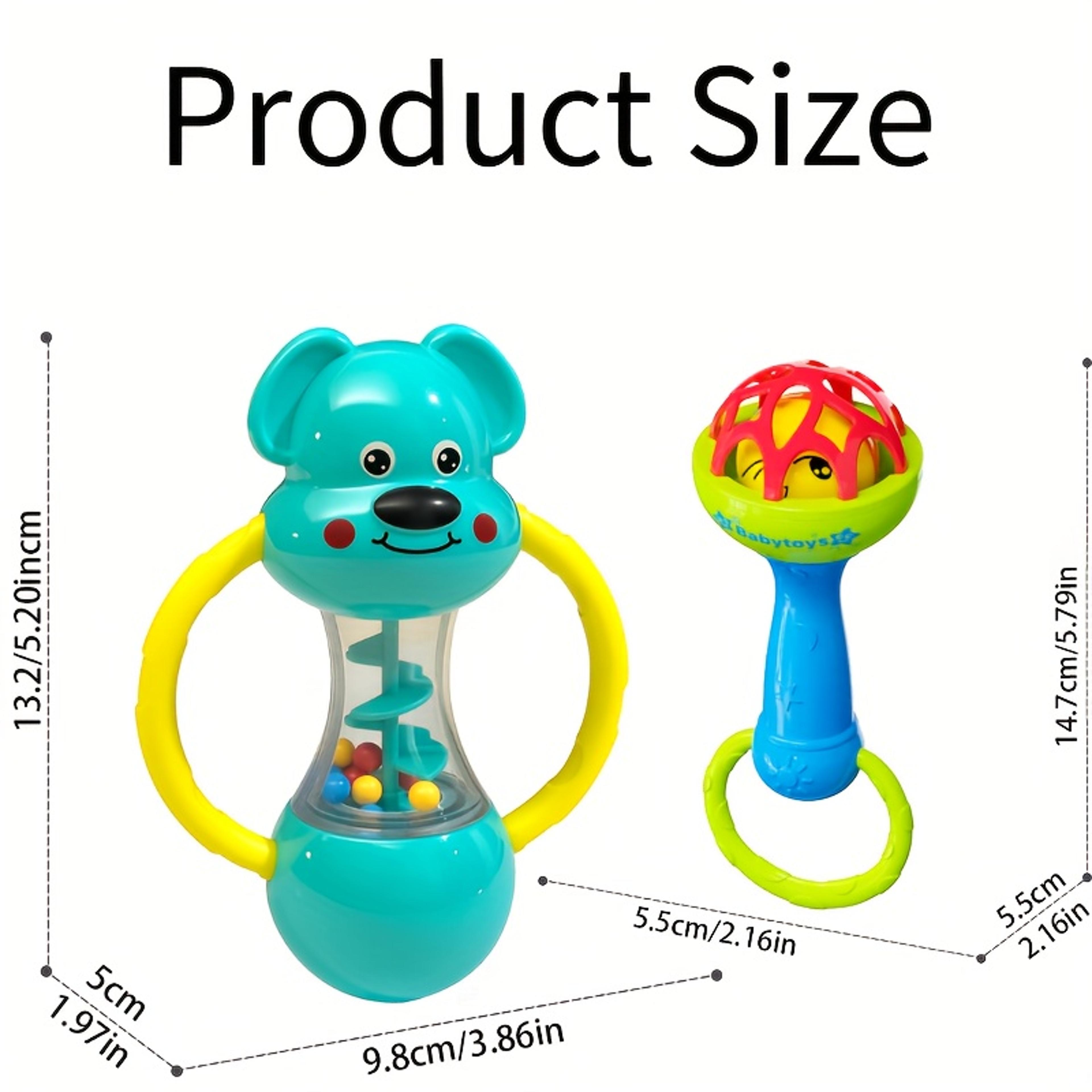 AnimalThemed Blue Style Single Head Bell Vibrant Musical Toy For Toddlers Durable ABS Material For  5