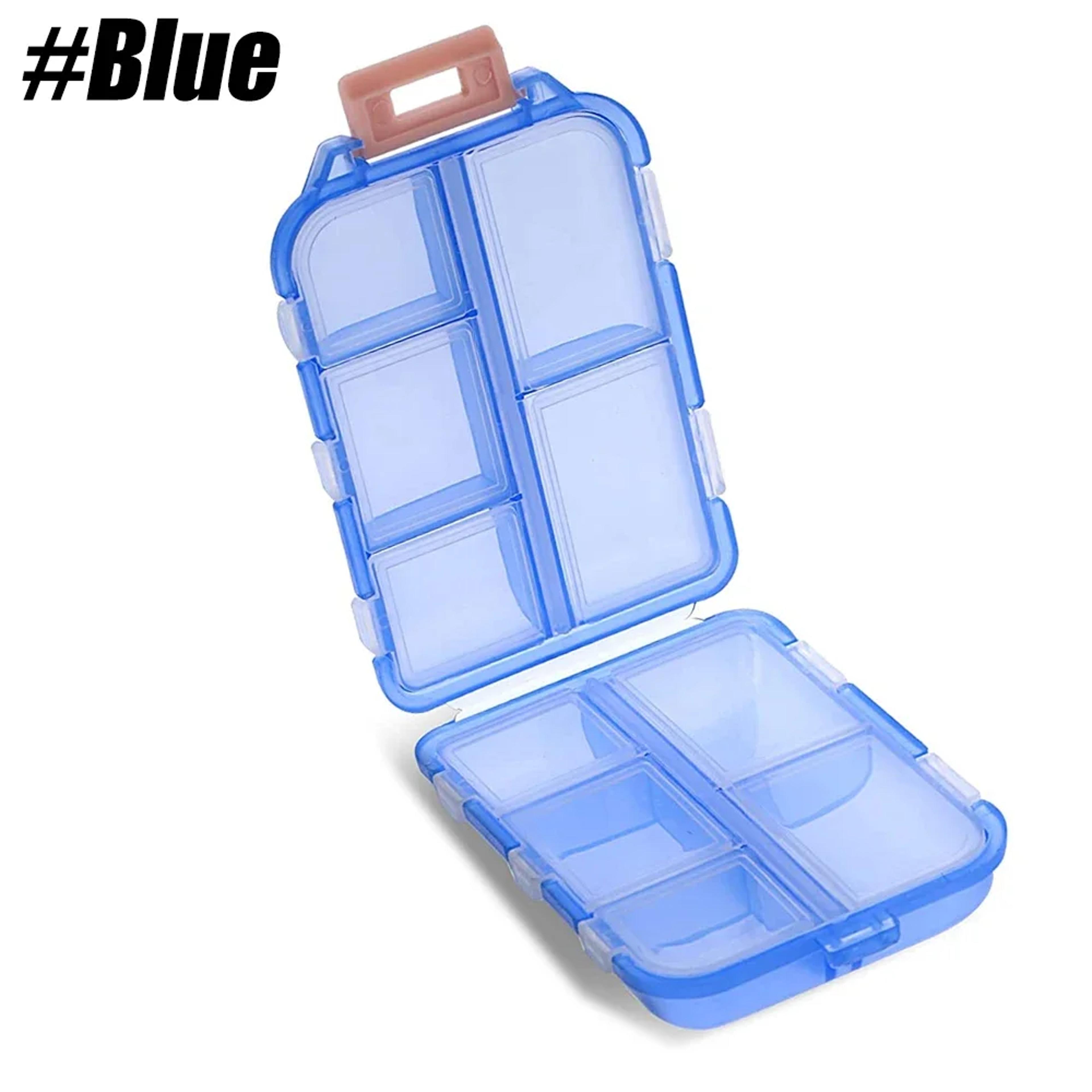weekly travel pill organizer small portable pocket case pill box for pills storage