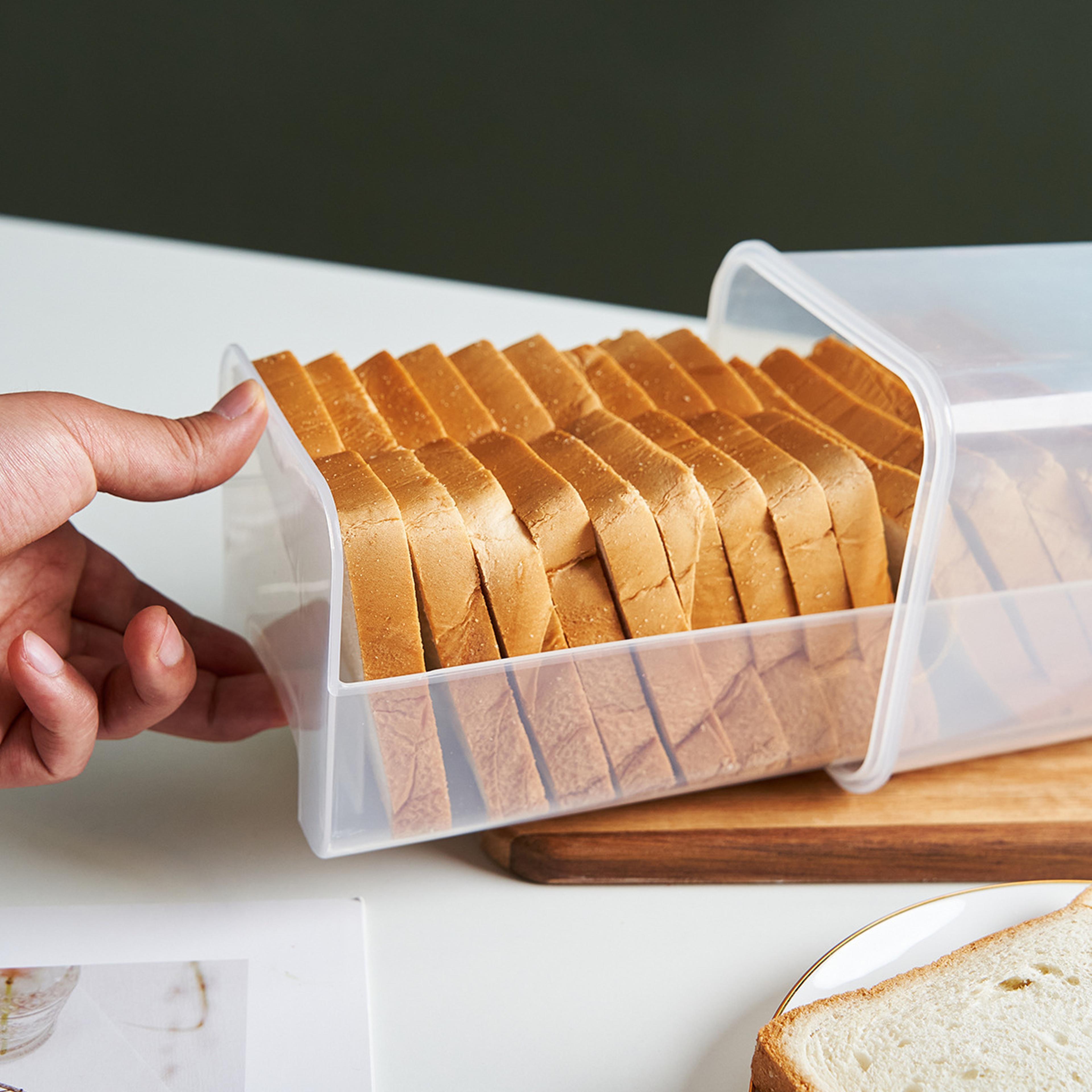 bread saver box with lid clear airtight loaf container for sandwich and homemade bread tall bread storage