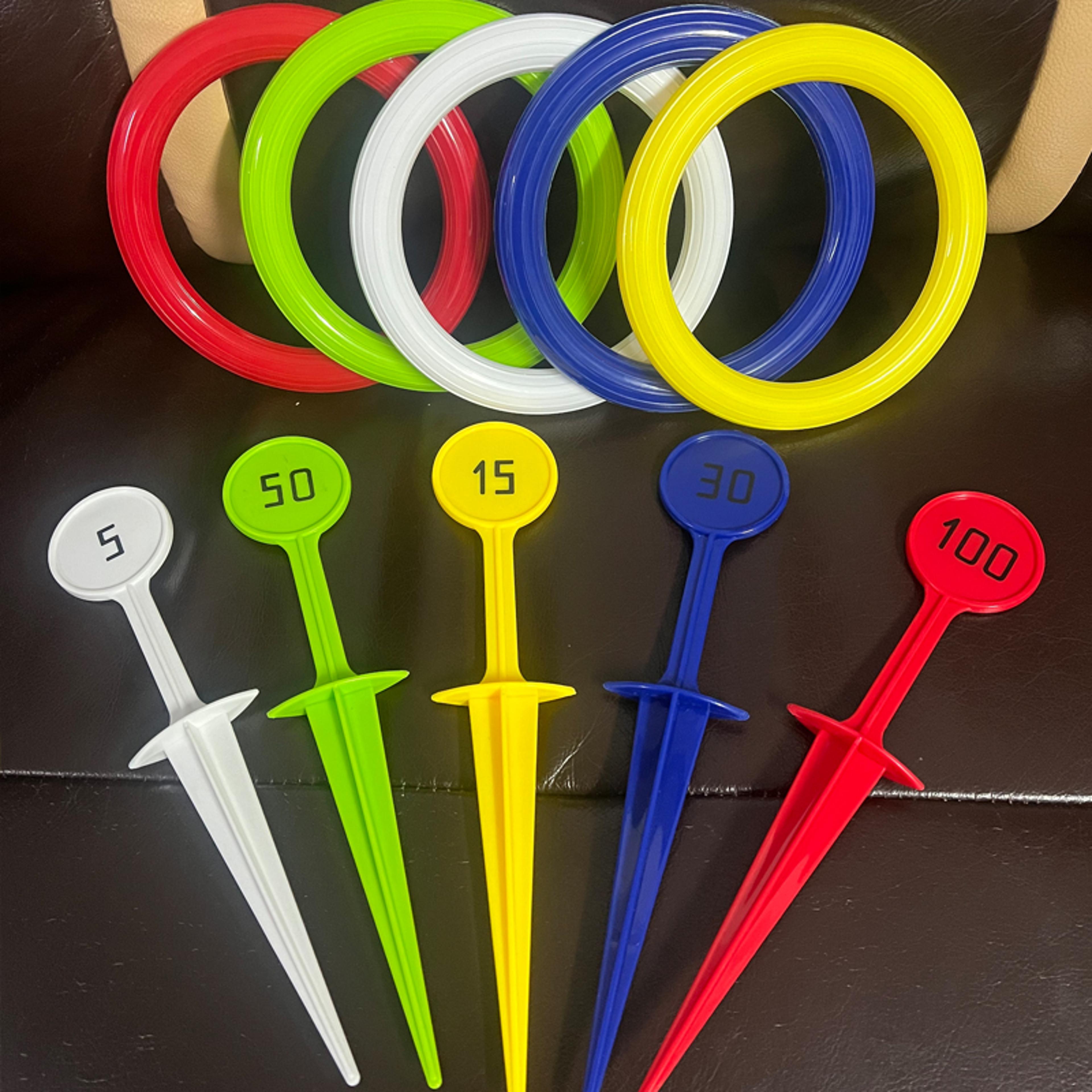 Kids Outdoor Lawn And Beach Ring Toss Game Set Ideal For Carnival Party Favors And Gifts 3