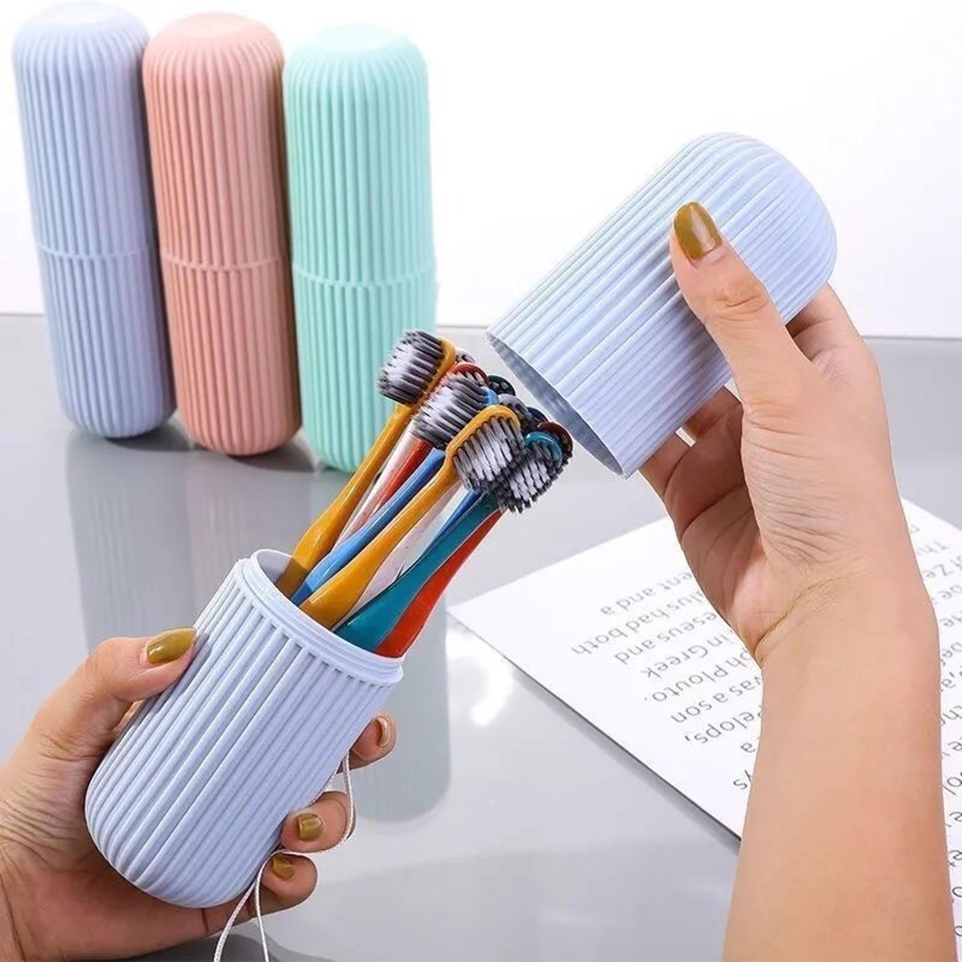 Toothpaste And Toothbrush Protector Case Portable Storage Box For Travel Camping 0