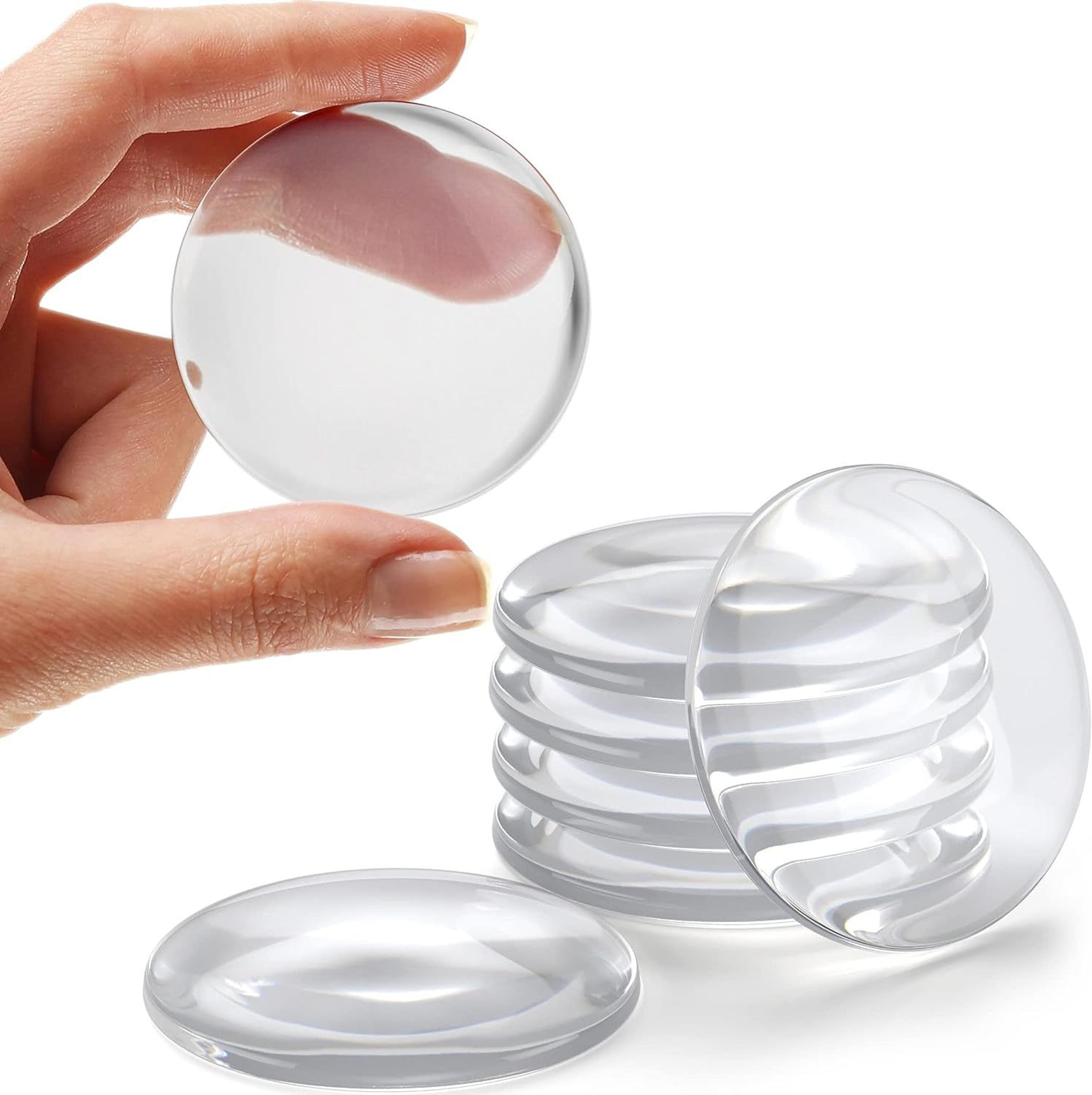 Soft Rubber Transparent Door Knob Shield Wall Protector Mute Stickers Round Bumper Pad 0
