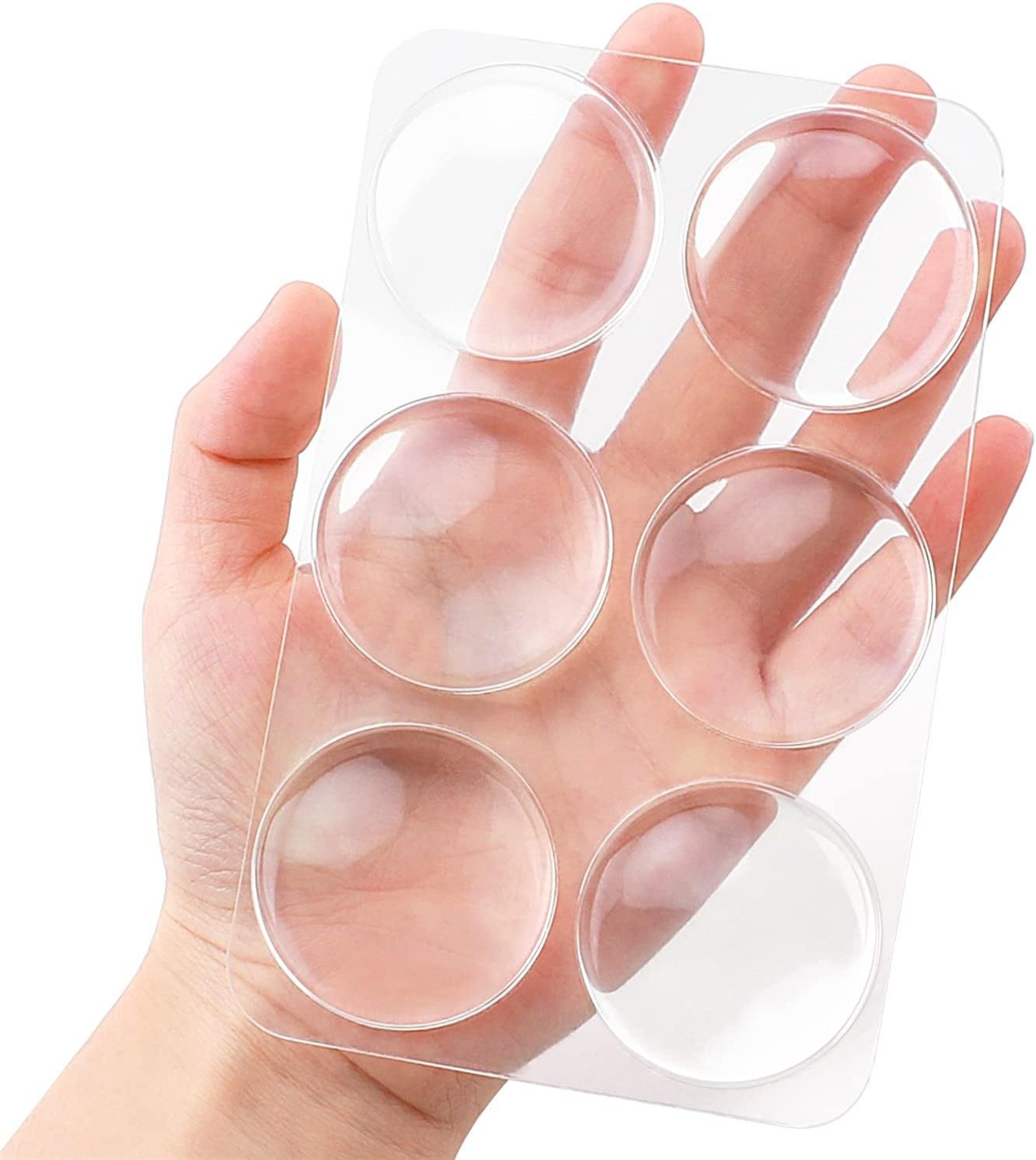 Soft Rubber Transparent Door Knob Shield Wall Protector Mute Stickers Round Bumper Pad 5