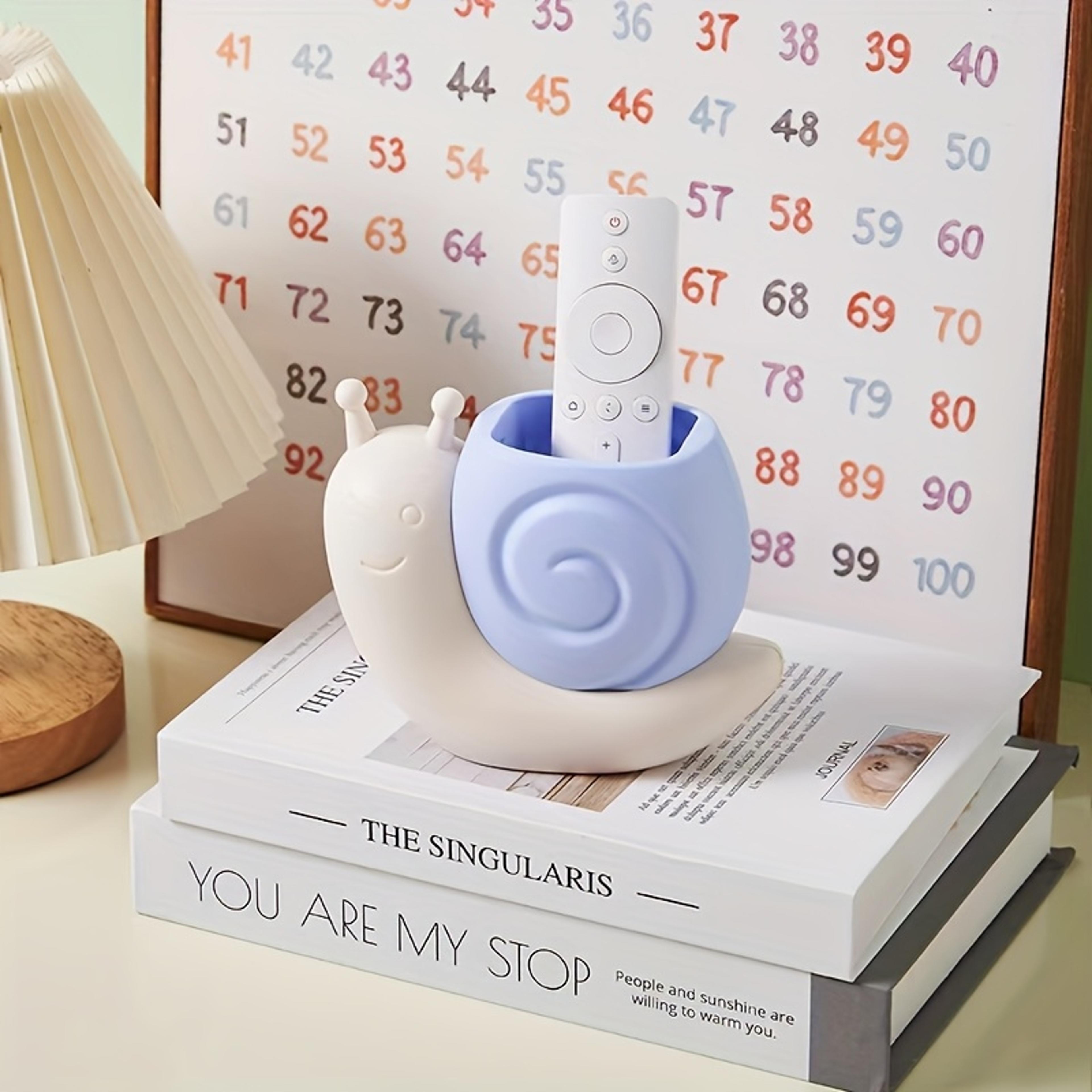 Cute Cartoon Snail Dinosaur Pen Holder Desktop Storage Organizer Creative Office Desk Accessory 4