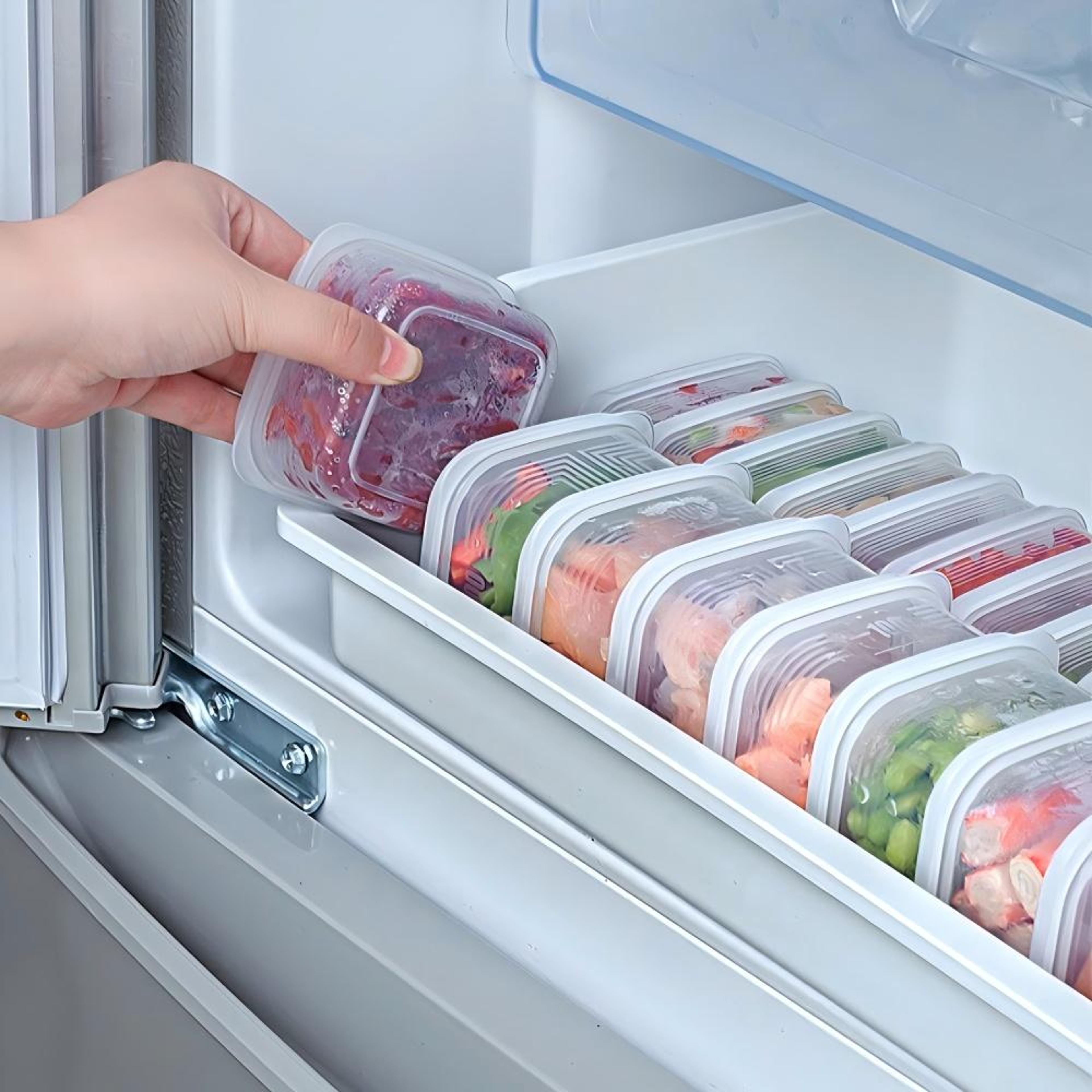 Refrigerator Butter Cheese Storage Box Fruit And Vegetable Sauce Container Transparent Box For Goin 4