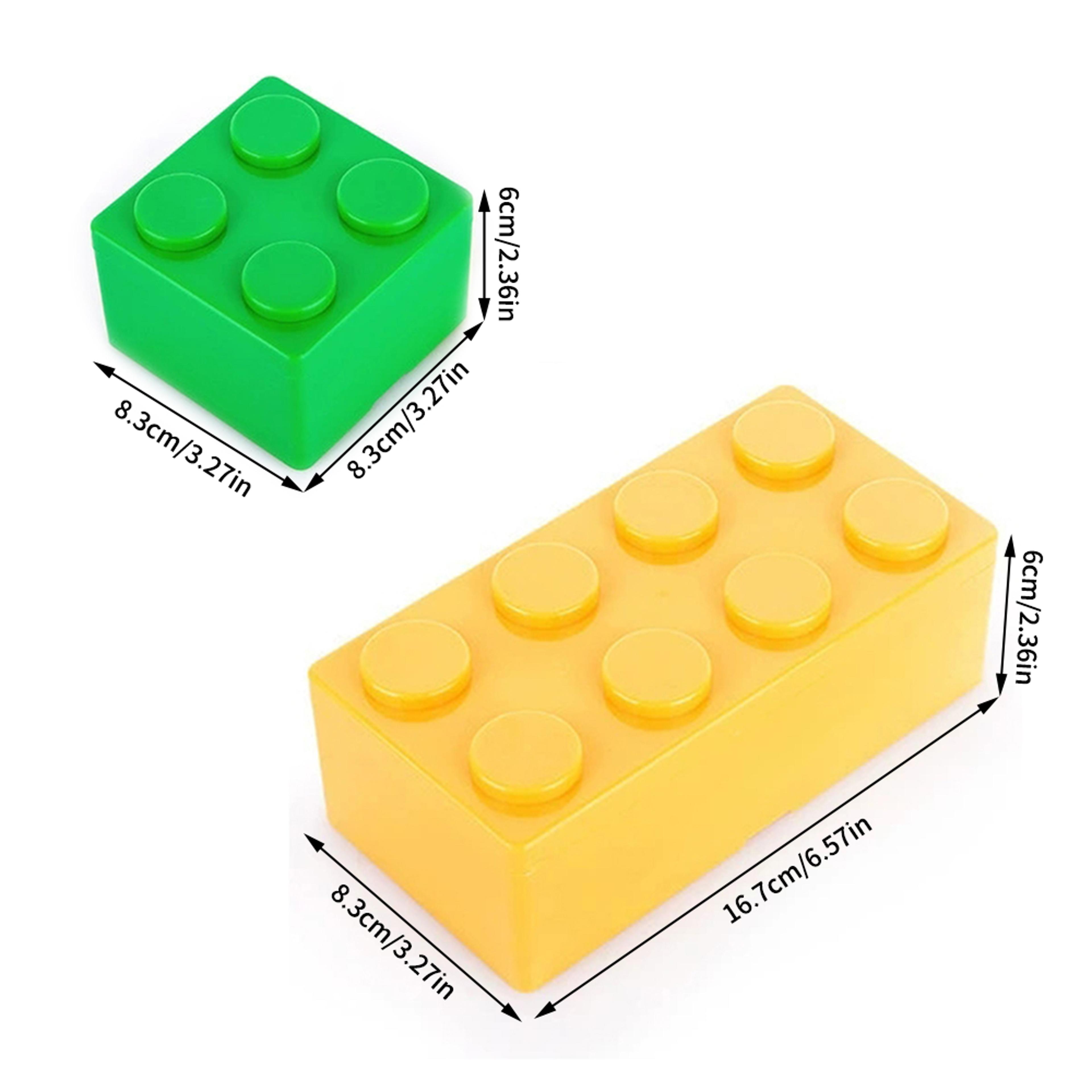 Stackable Creative Building Block Storage Box Perfect For Home Office And Educational Use DIY Stora 5