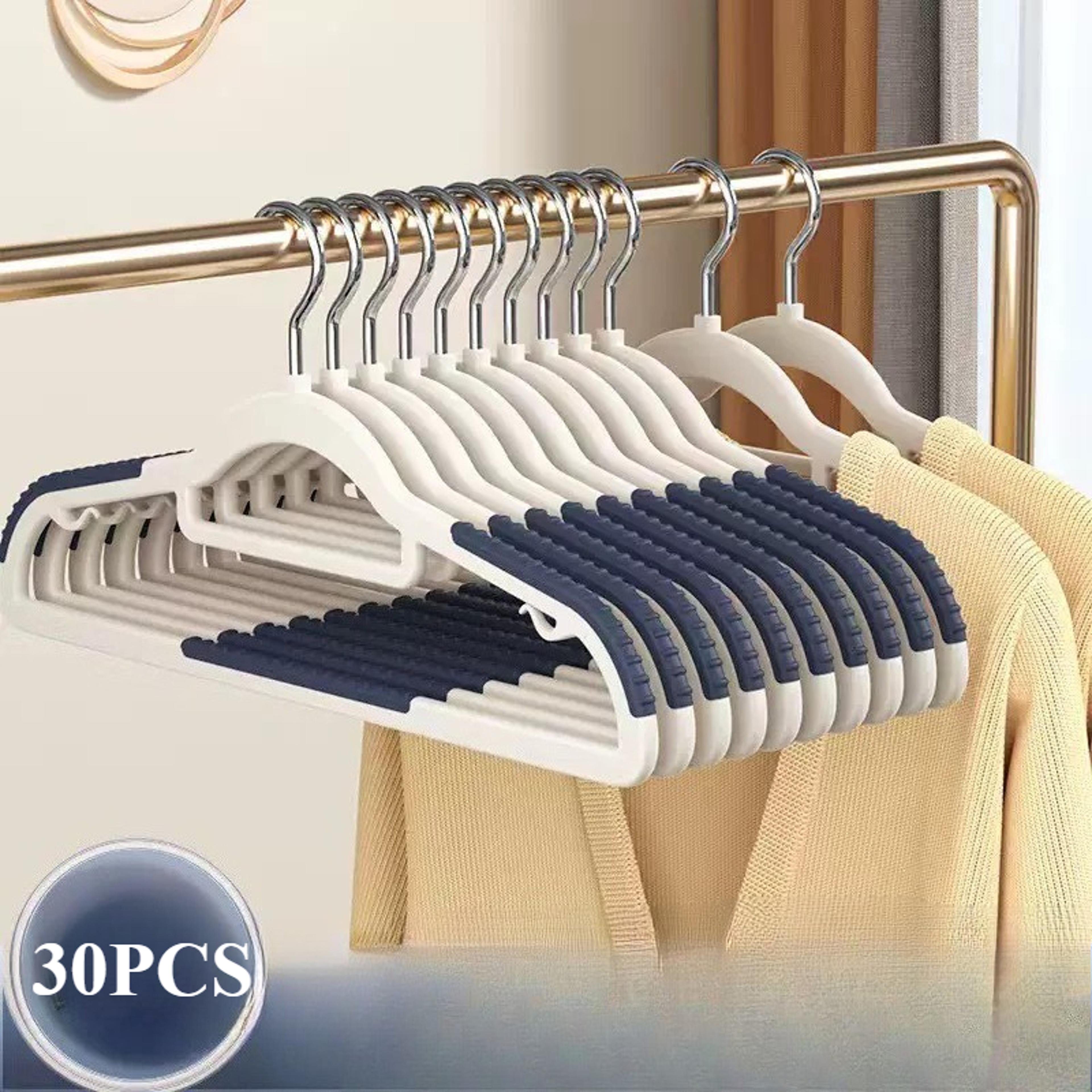 Sturdy And Durable Set Of Nonslip Clothes Hangers With Rotating Hook For Home Organization 6