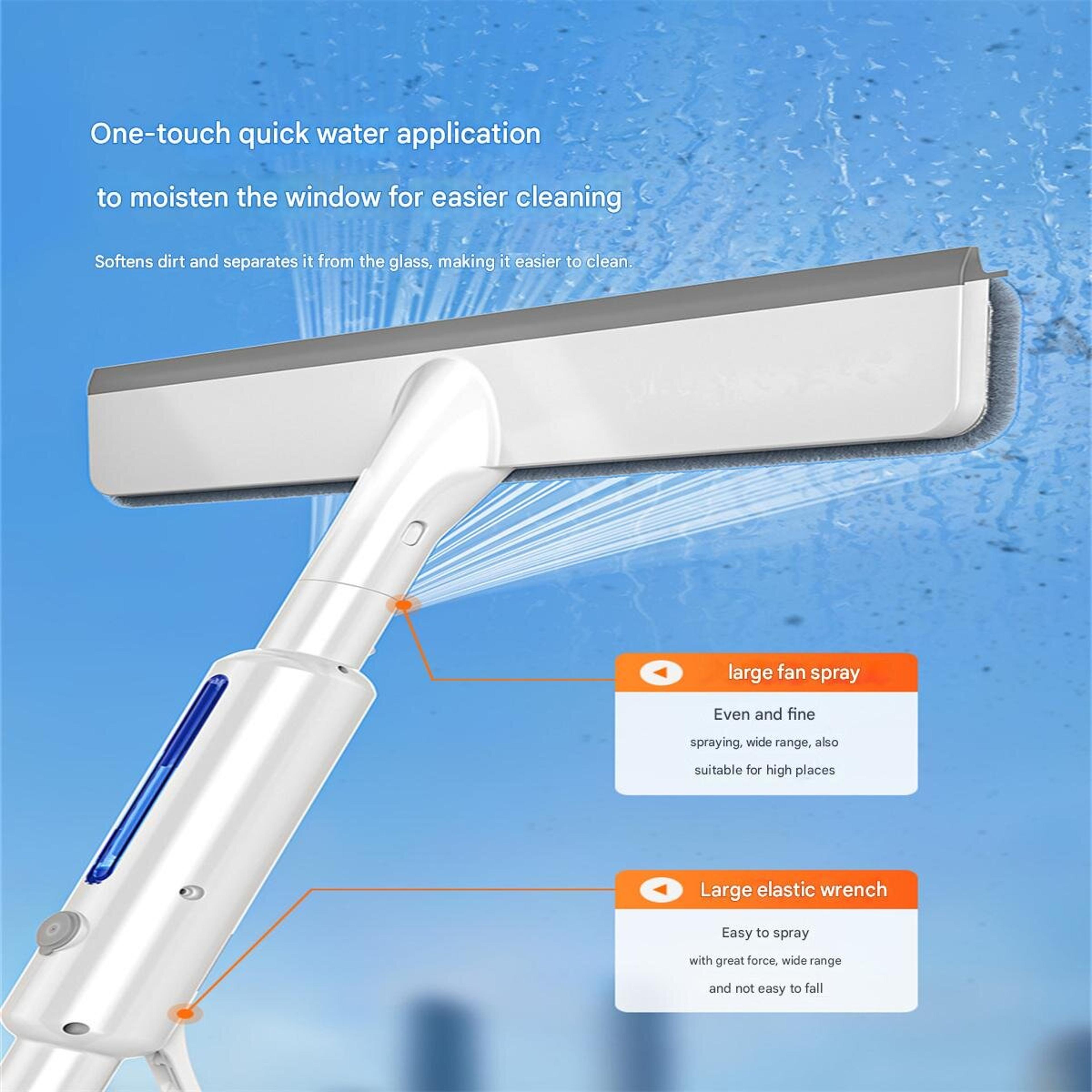 Household Water Spray Glass Scraper Window Washing Tool For Housekeeping And Glass Cleaning 3