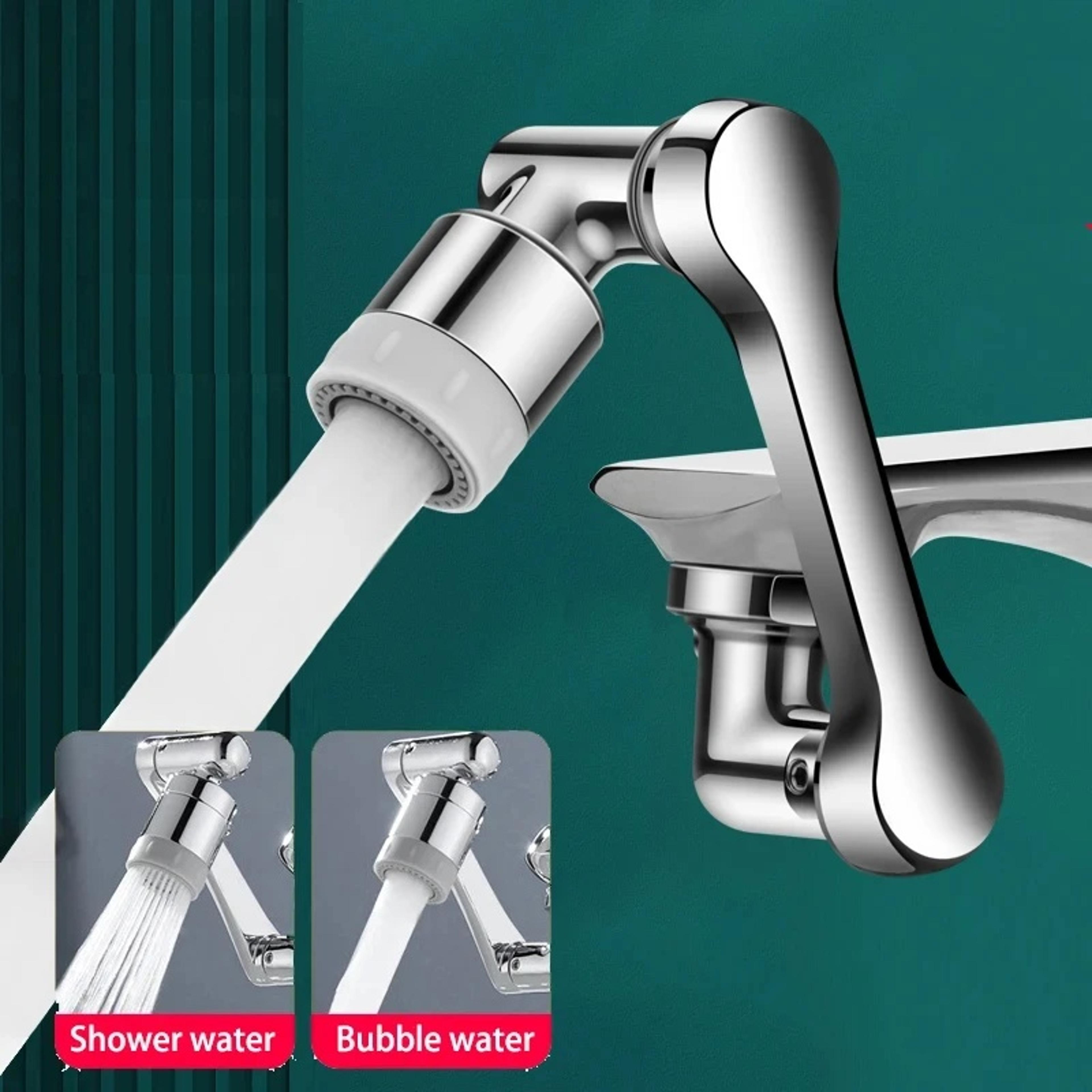 Swivel Robotic Arm Faucet Aerator Stainless Steel Faucet Extender Modes Water Tap Nozzle Kitchen Mi 5