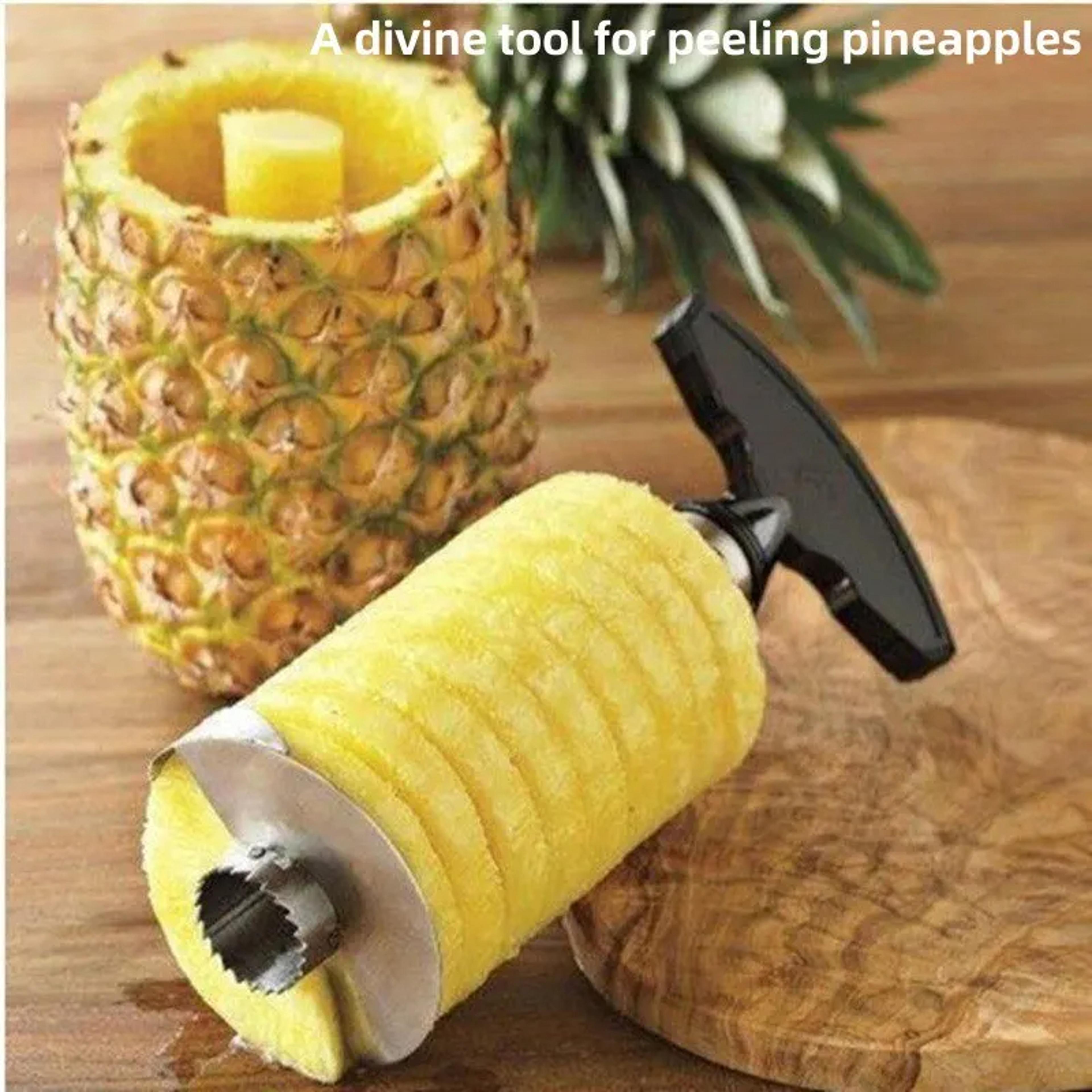 stainless steel pineapple slicer peeler fruit tools kitchen accessories cooking gadgets