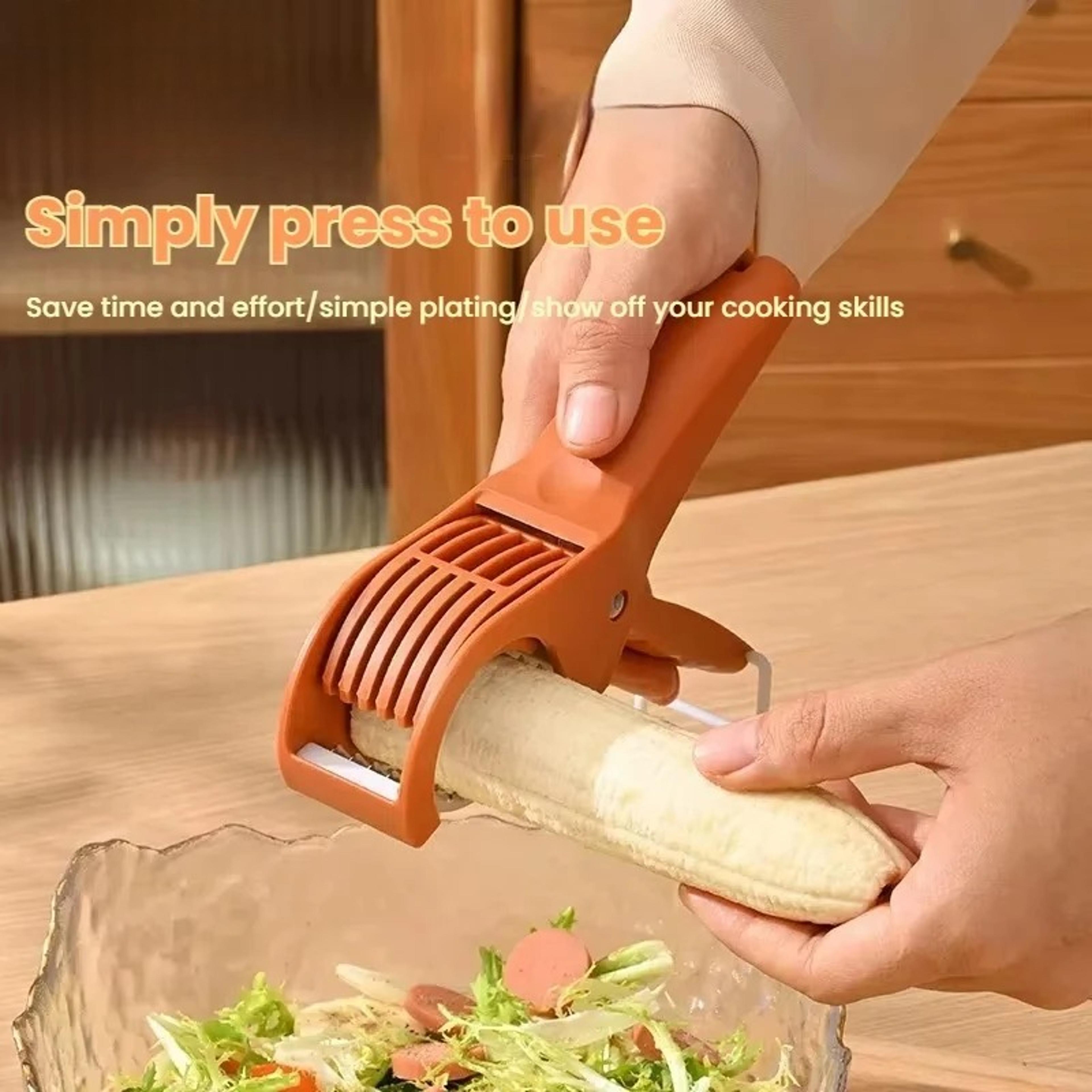 Multi Functional Salad Slicer Kitchen Tools Stainless Steel Vegetable And Fruit Slicer 4