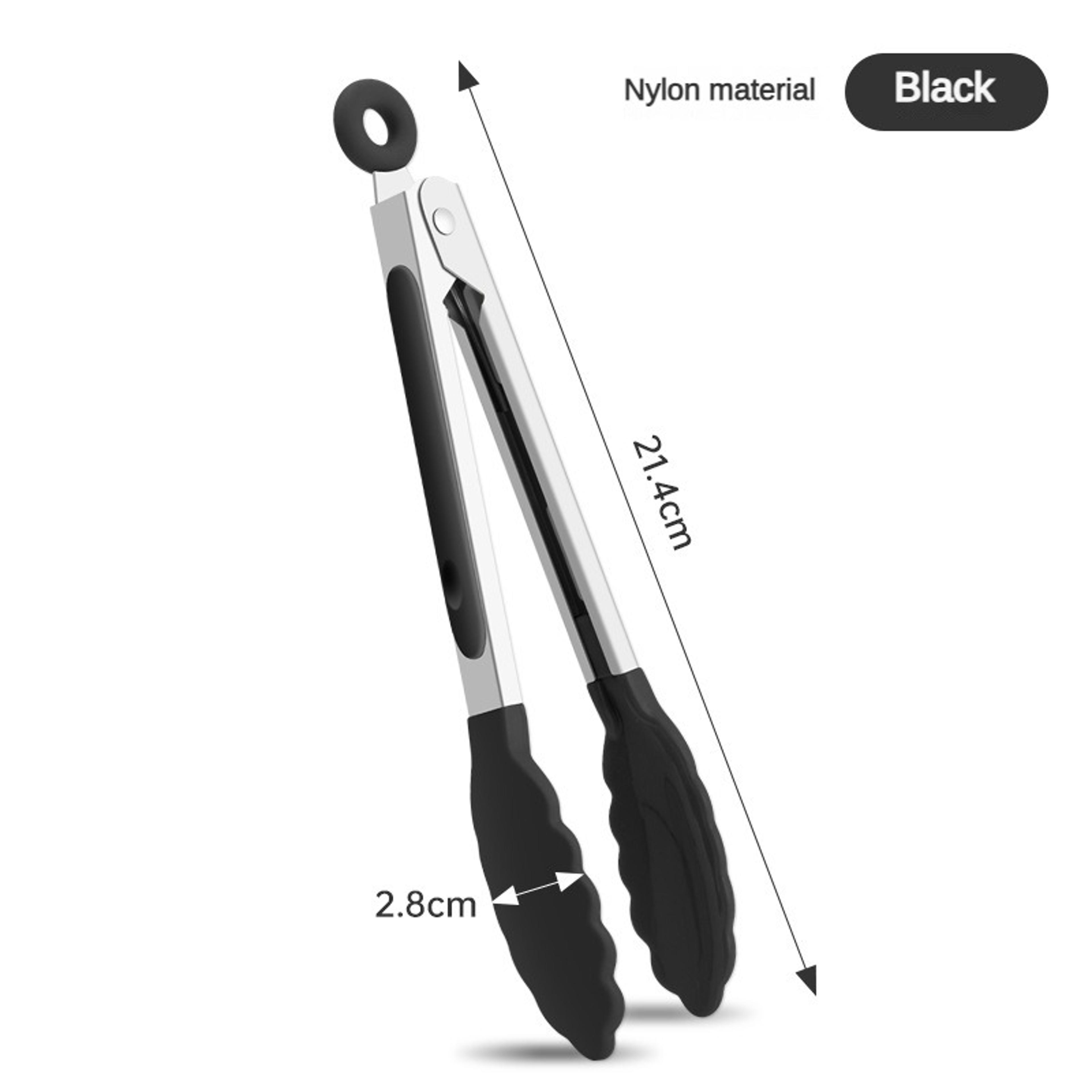 Nylon Stainless Steel Food Clip High Temperature Resistant BBQ Bread Clip Kitchen Utensil 4
