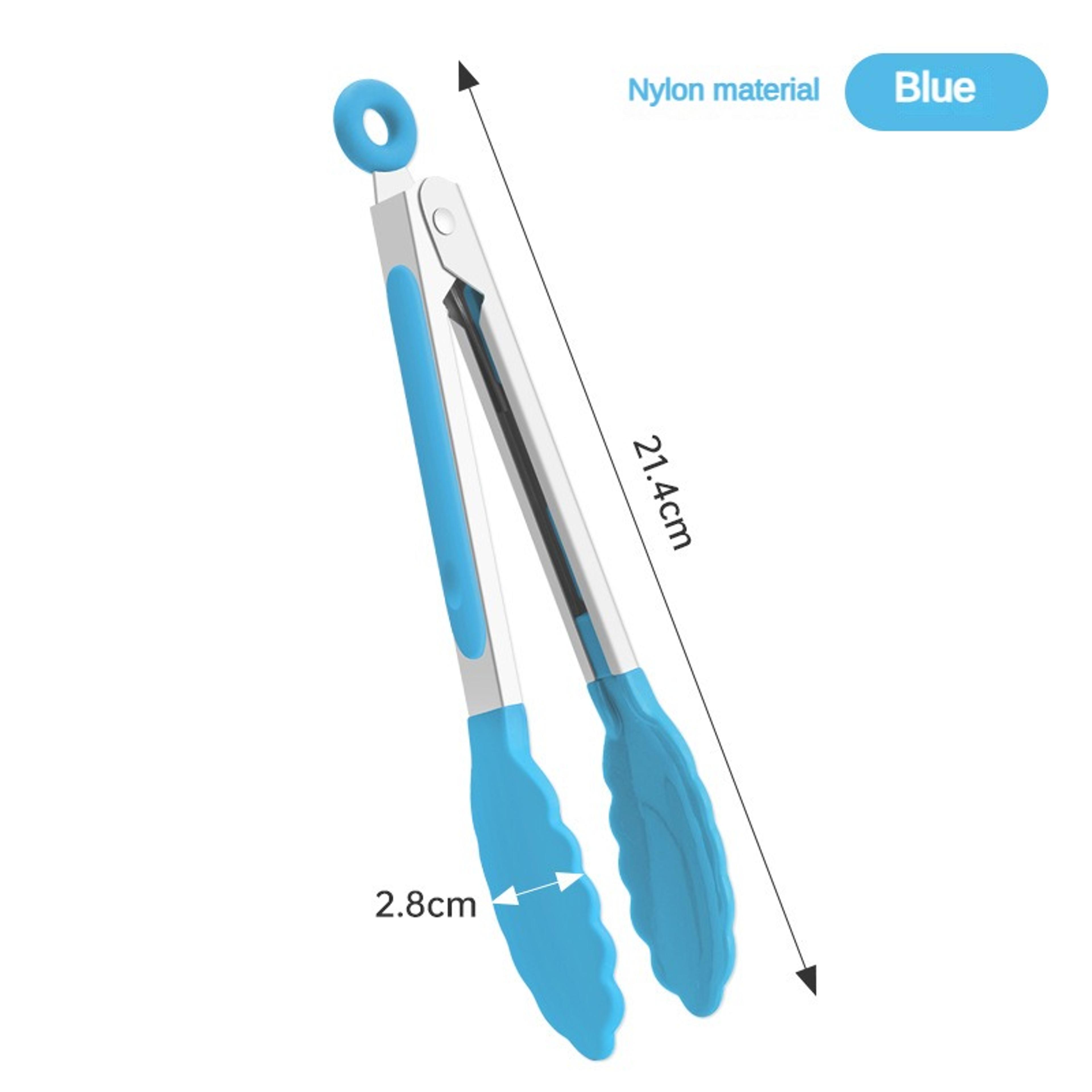Nylon Stainless Steel Food Clip High Temperature Resistant BBQ Bread Clip Kitchen Utensil 6