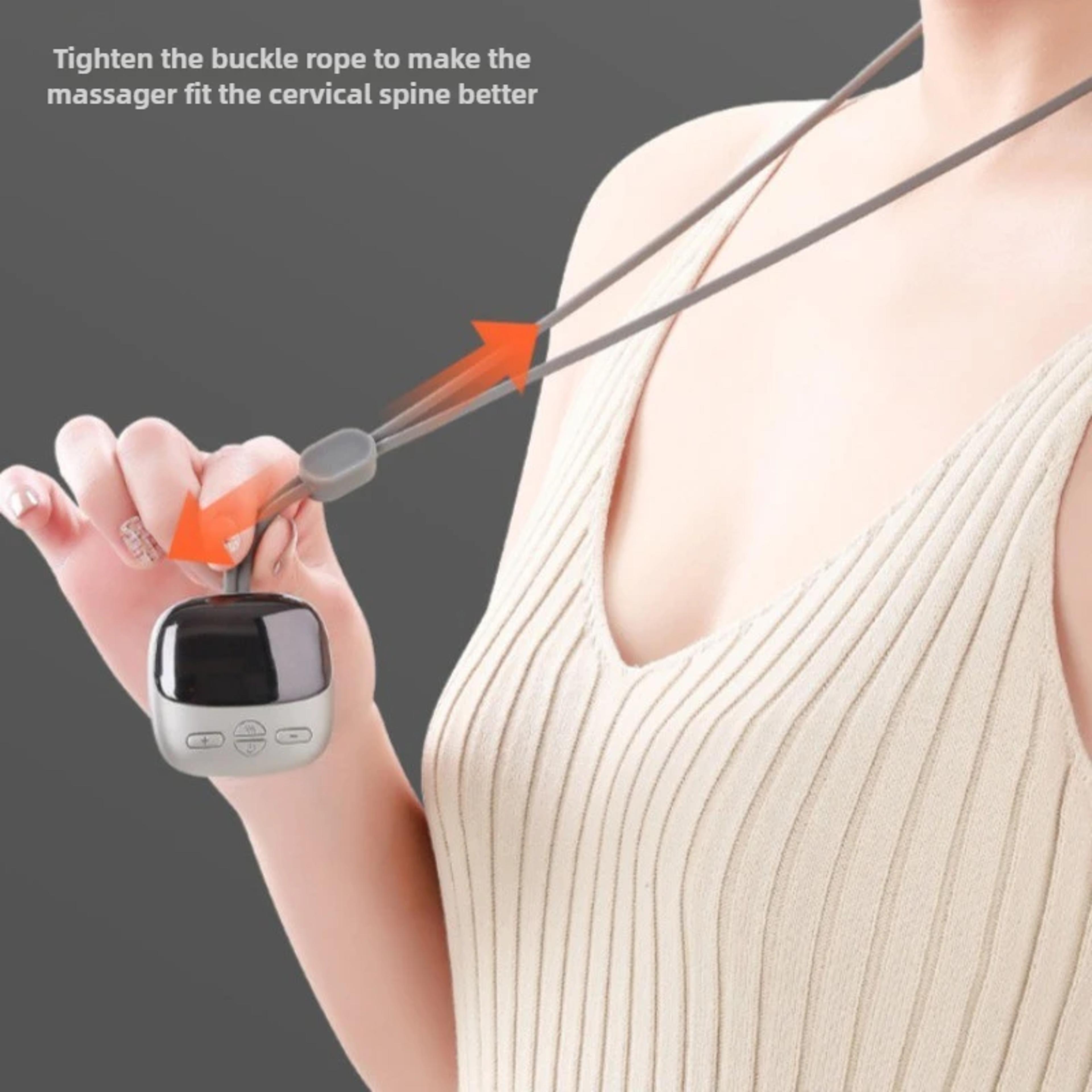 Neck And Shoulder Massager For Cervical Spine Hot Compress And Dredging Spine Protector 5