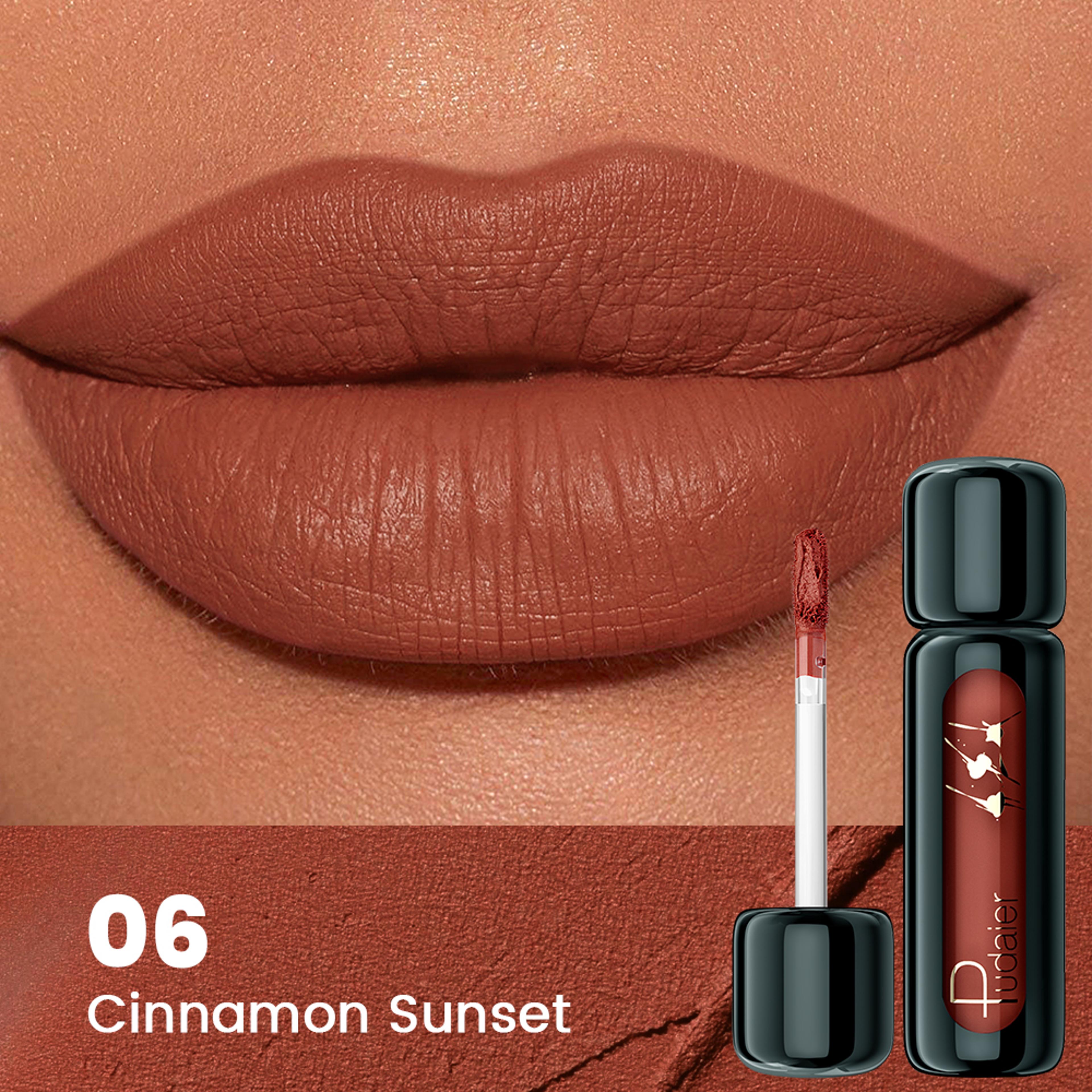 NonStick Matte Velvet Lip Gloss Highly Saturated Liquid Lip Mud Long Lasting Suitable For All Skin  11
