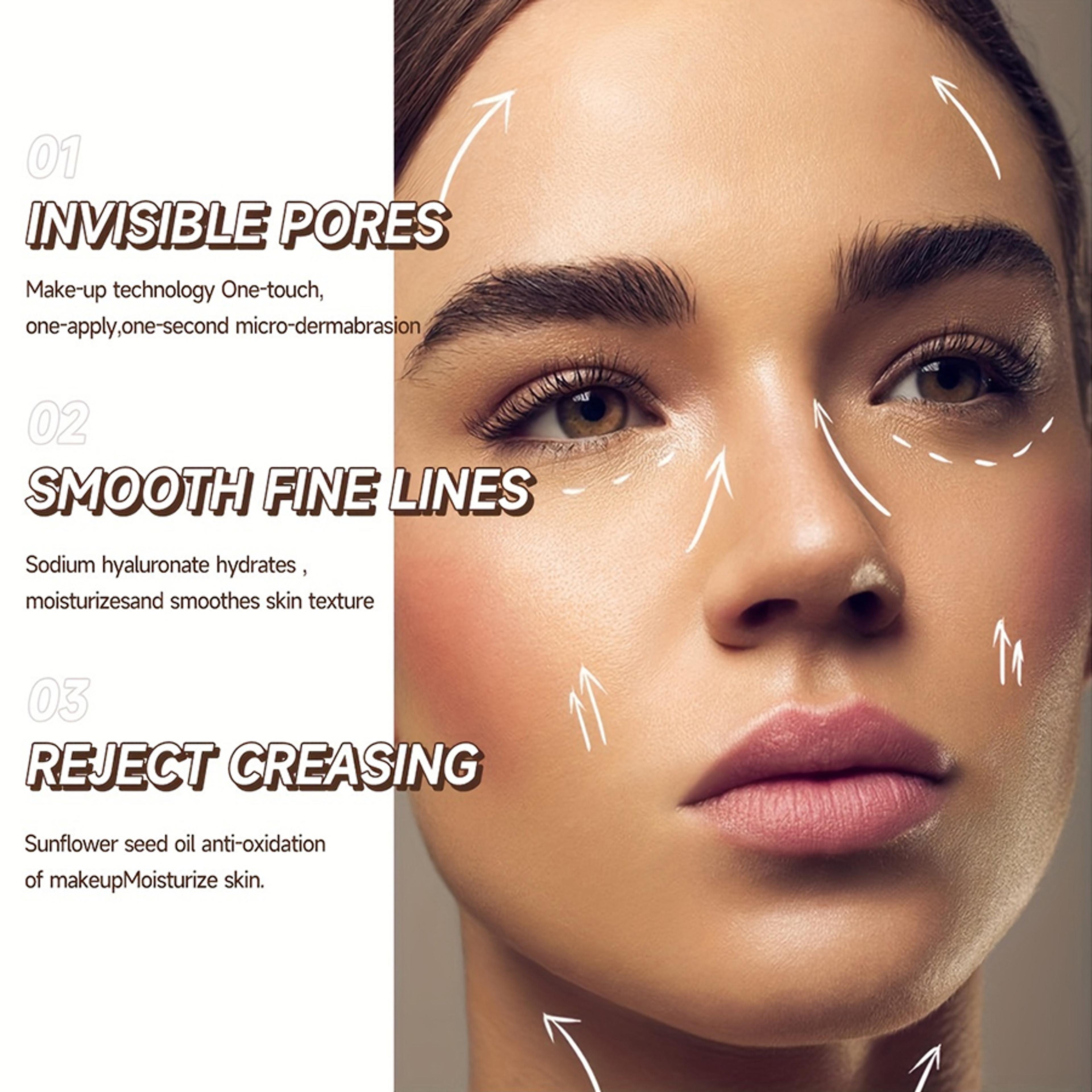 Long Lasting Waterproof Base Invisible Pore Stick Makeup Primer Moisturizing Pre Makeup Cream Lotio 3