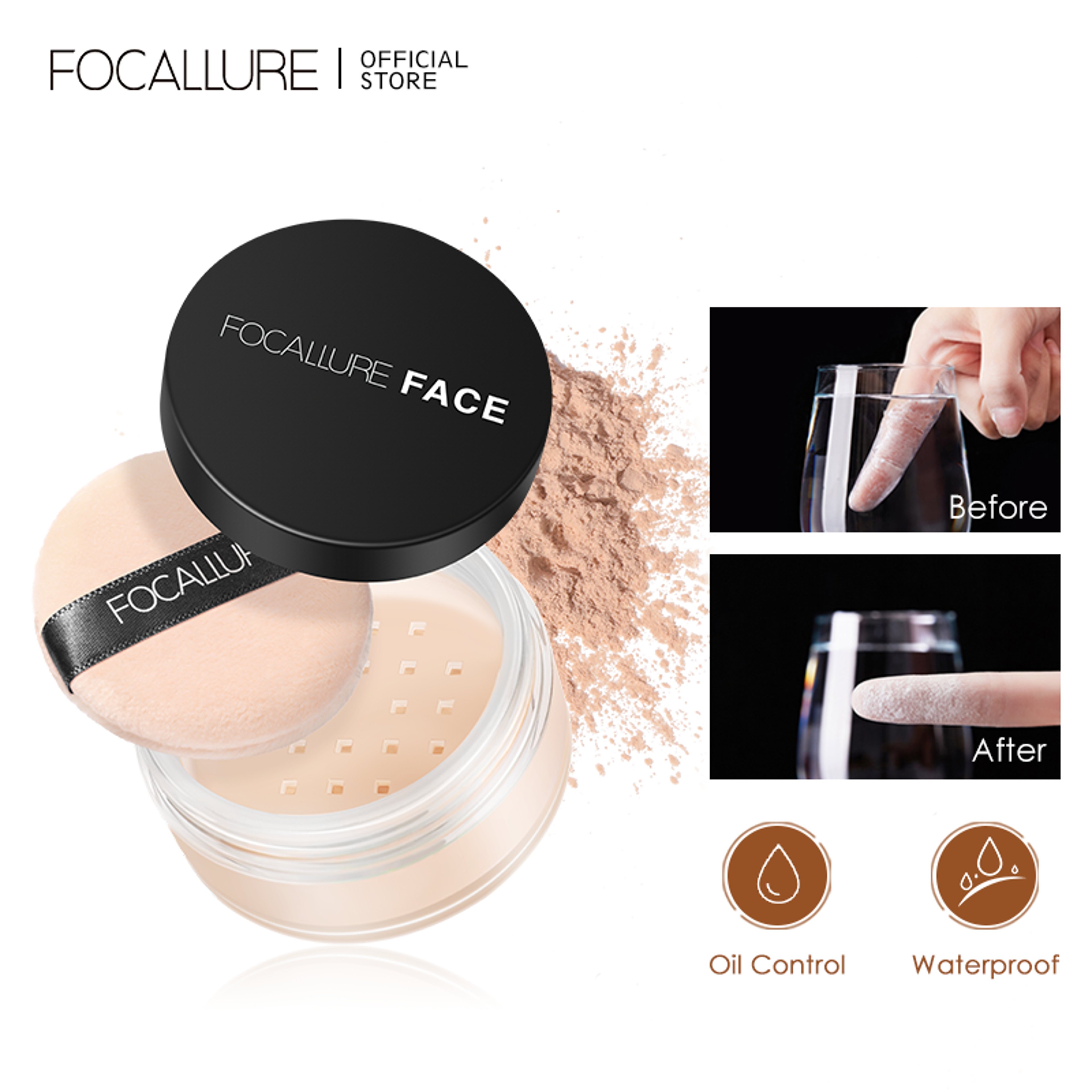 Invisible Finish Loose Powder Translucent Natural Soft Face Makeup Oil Control Setting Powder 1