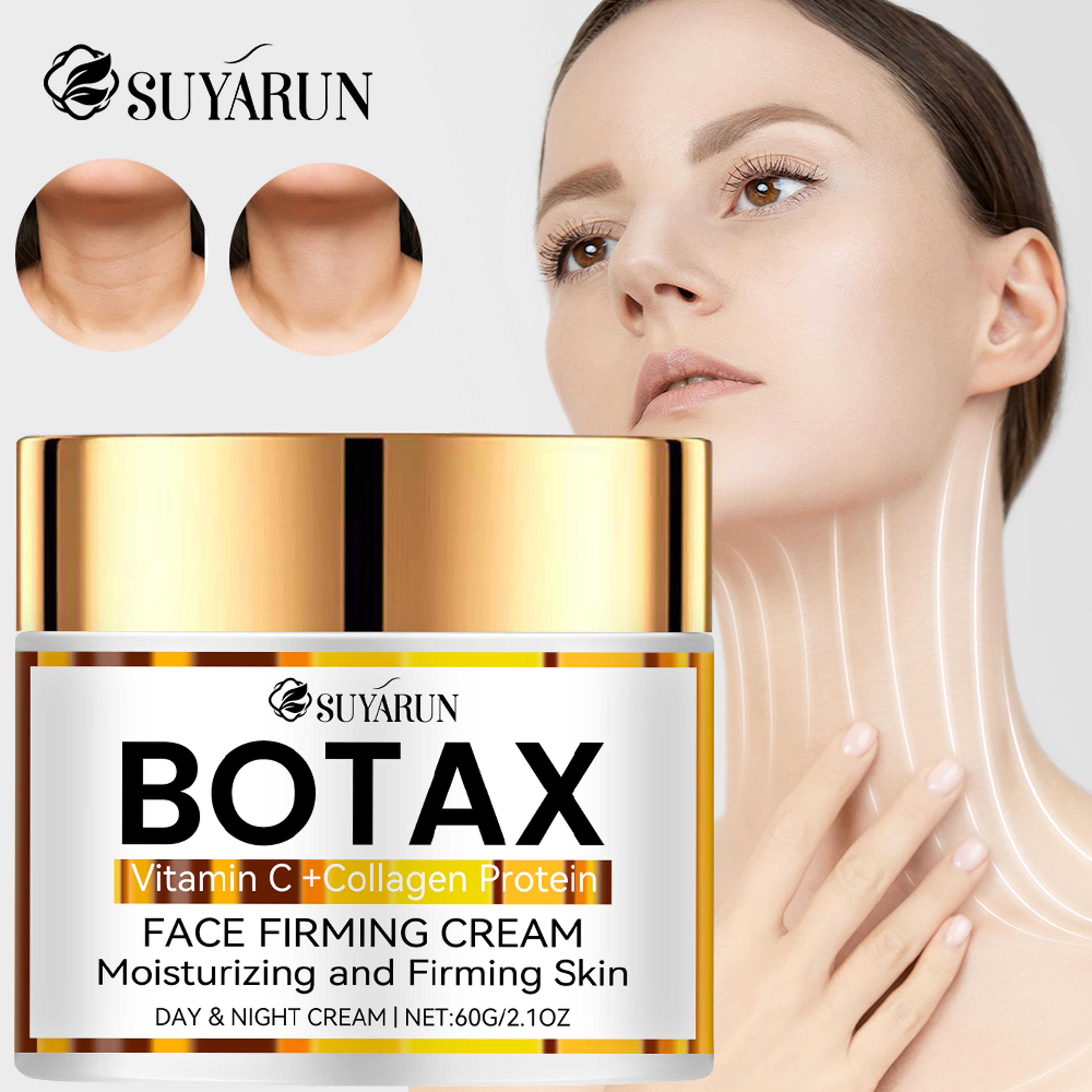anti-aging botax face cream, wrinkle reduction & skin tightening, professional formula with natural ingredients