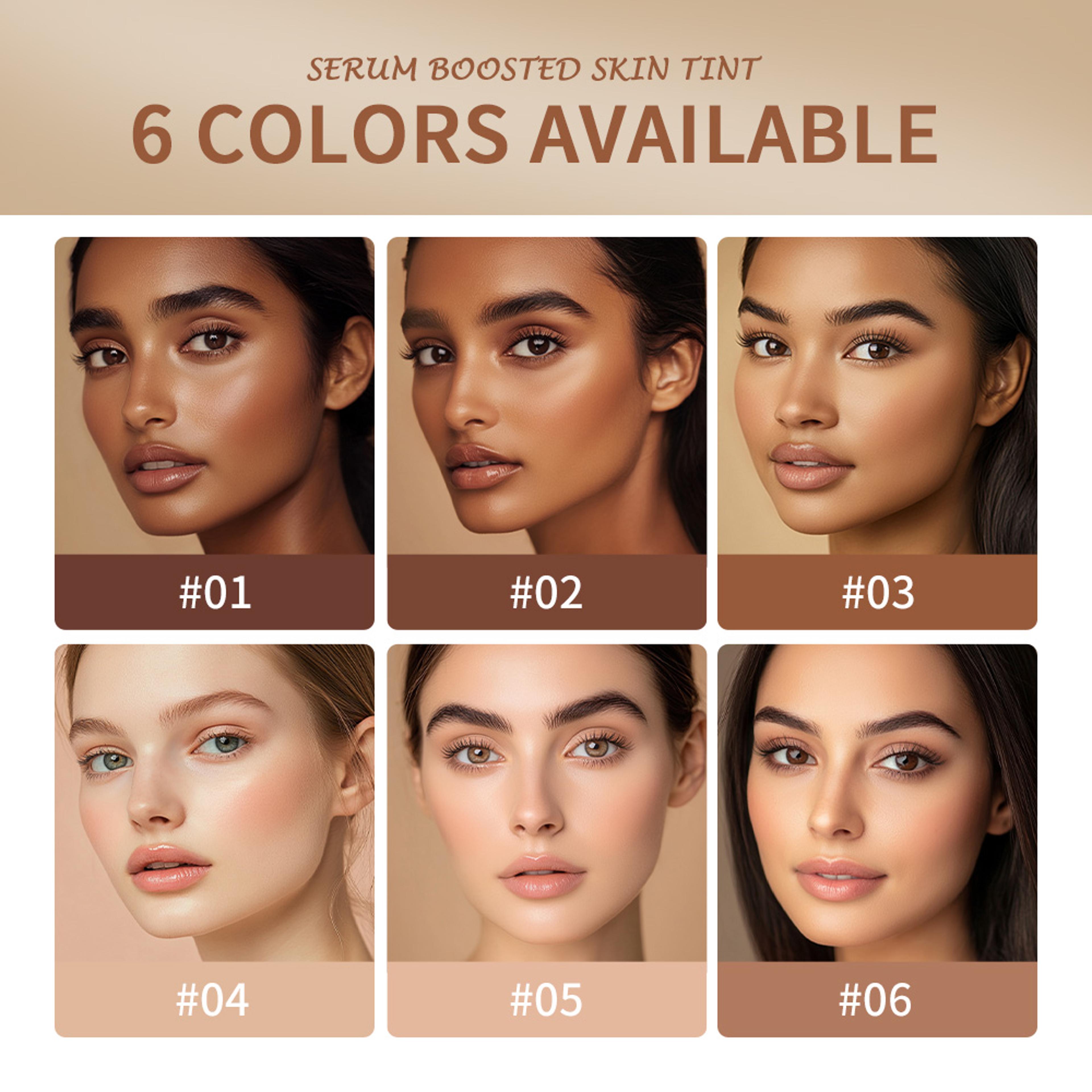 Waterproof Skin Tint Stick Nourishing Solid Tinted Serum Balm Foundation Face Contour Stick Makeup 3