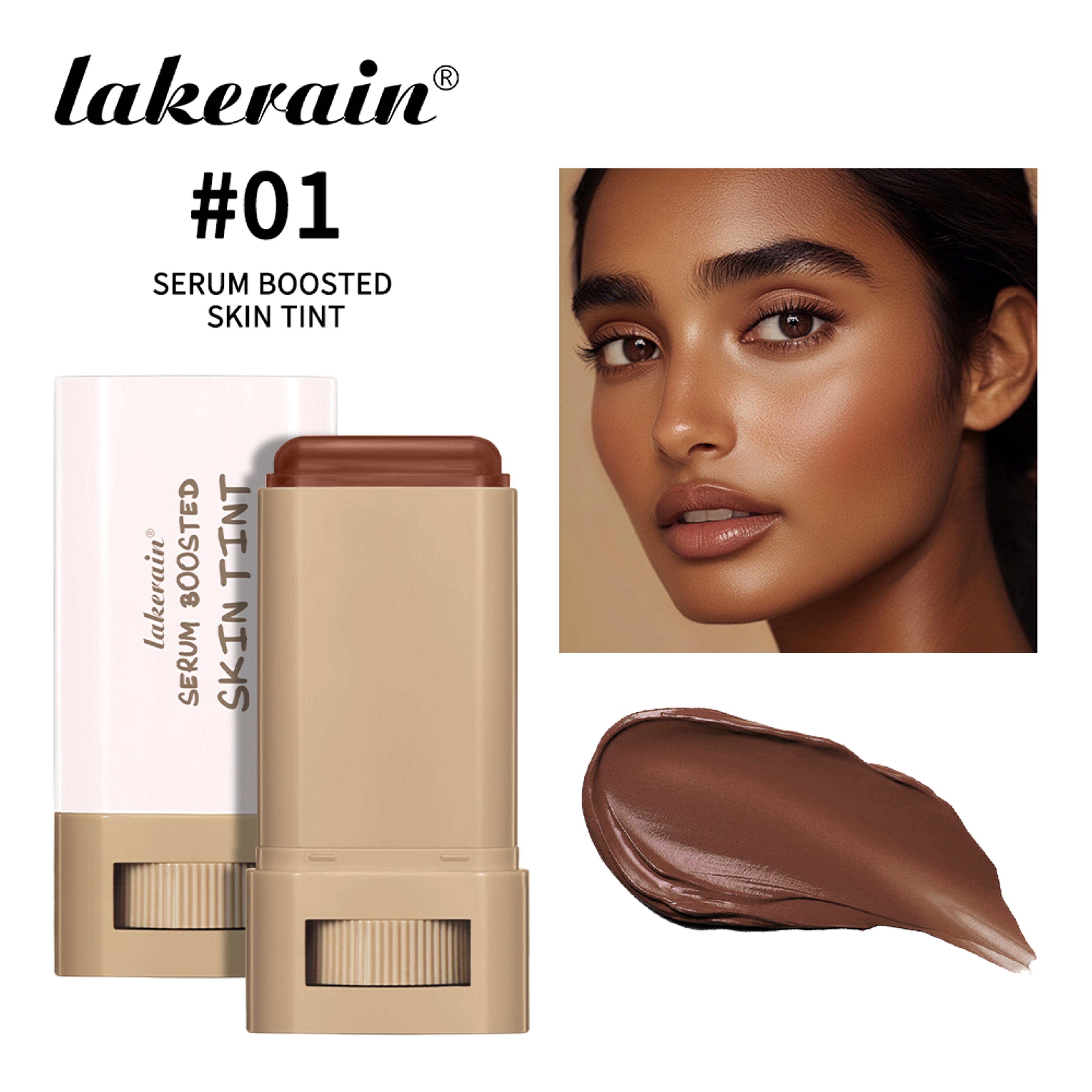 Waterproof Skin Tint Stick Nourishing Solid Tinted Serum Balm Foundation Face Contour Stick Makeup 4