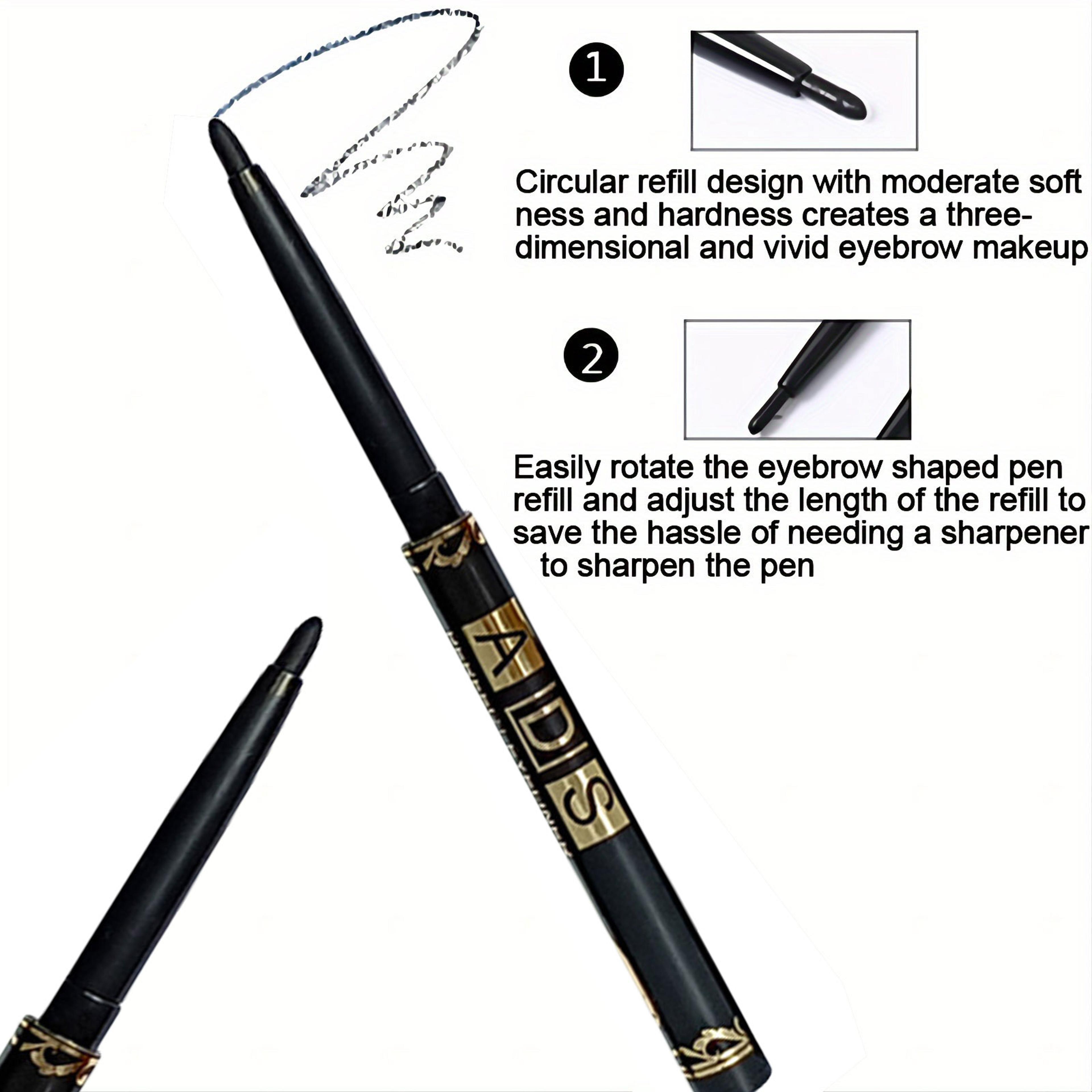 SmudgeProof LongLasting Waterproof Black Eyeliner Pencil SweatResistant For Bold Eye Makeup Ideal G 2