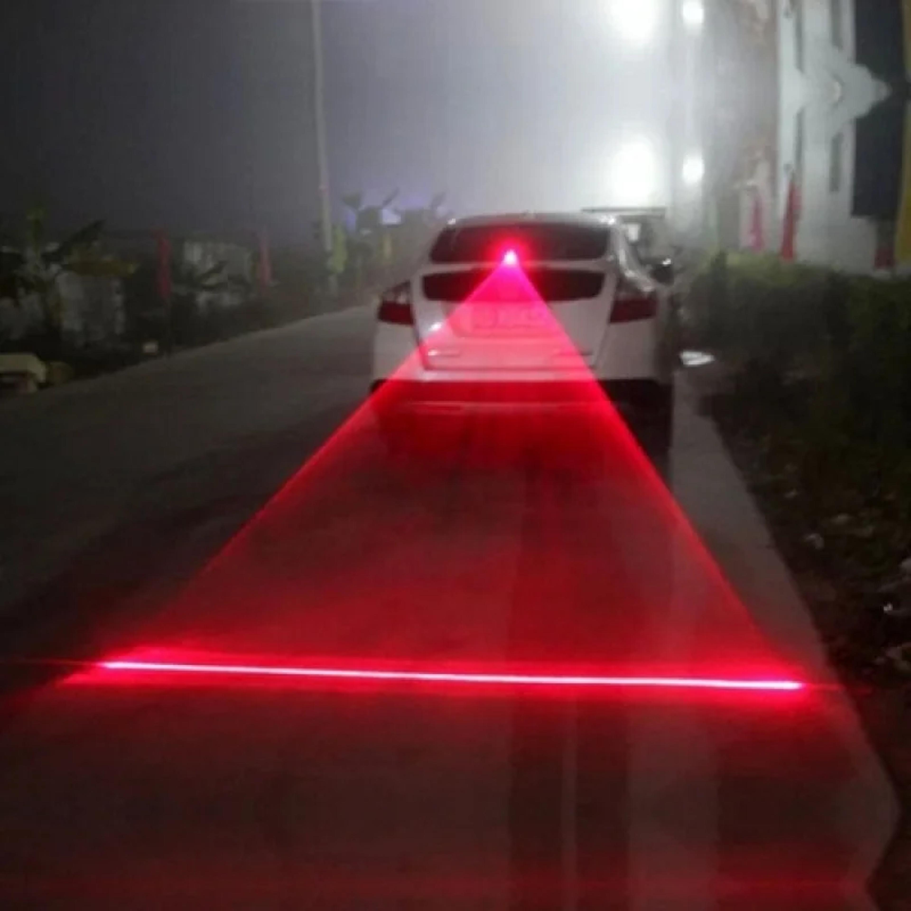 led laser fog light vehicle anti-collision taillight brake warning lamp for rear tail