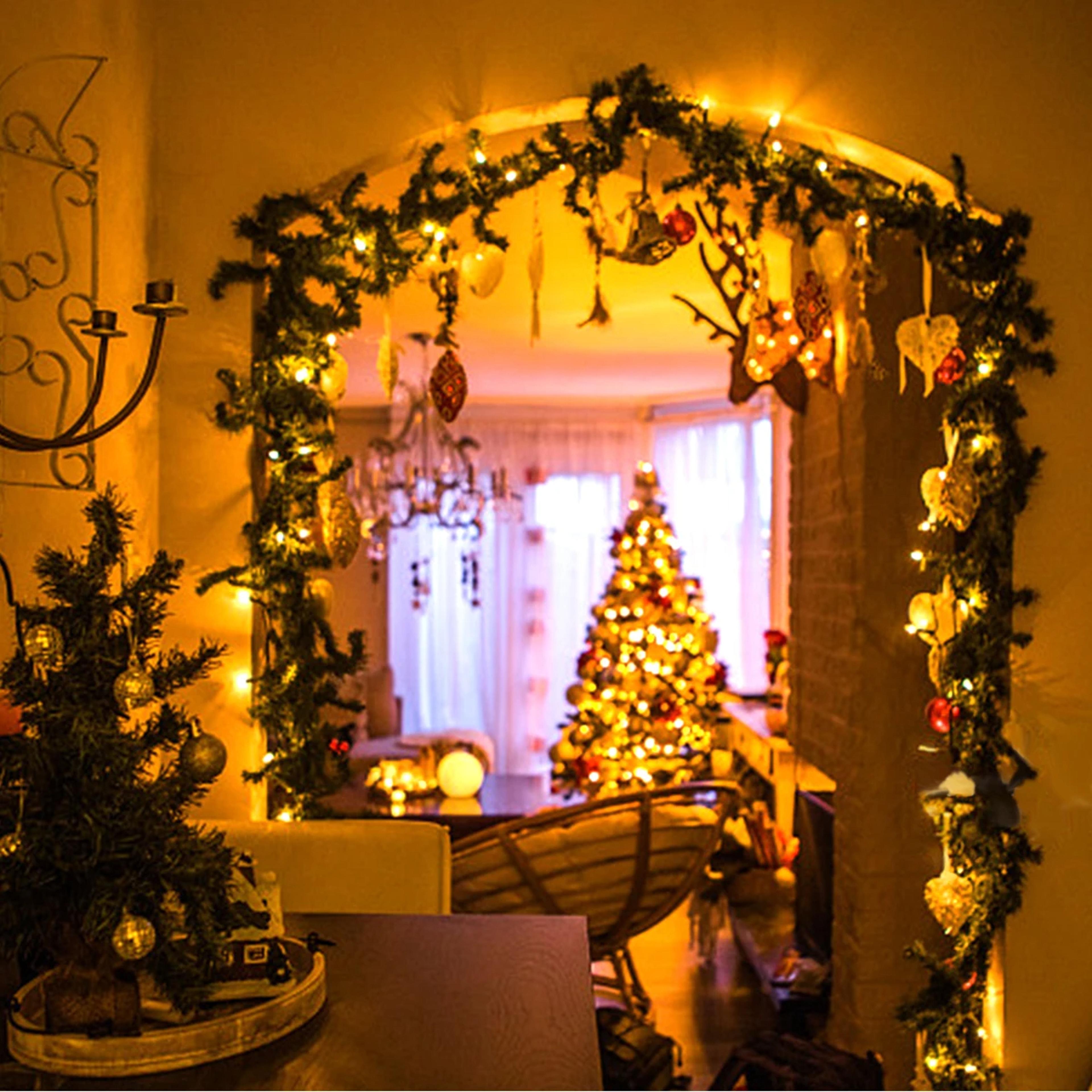 Led Light String Street Garland Fairy Light 110V 220V Waterproof Outdoor Garden Party Wedding Christ
