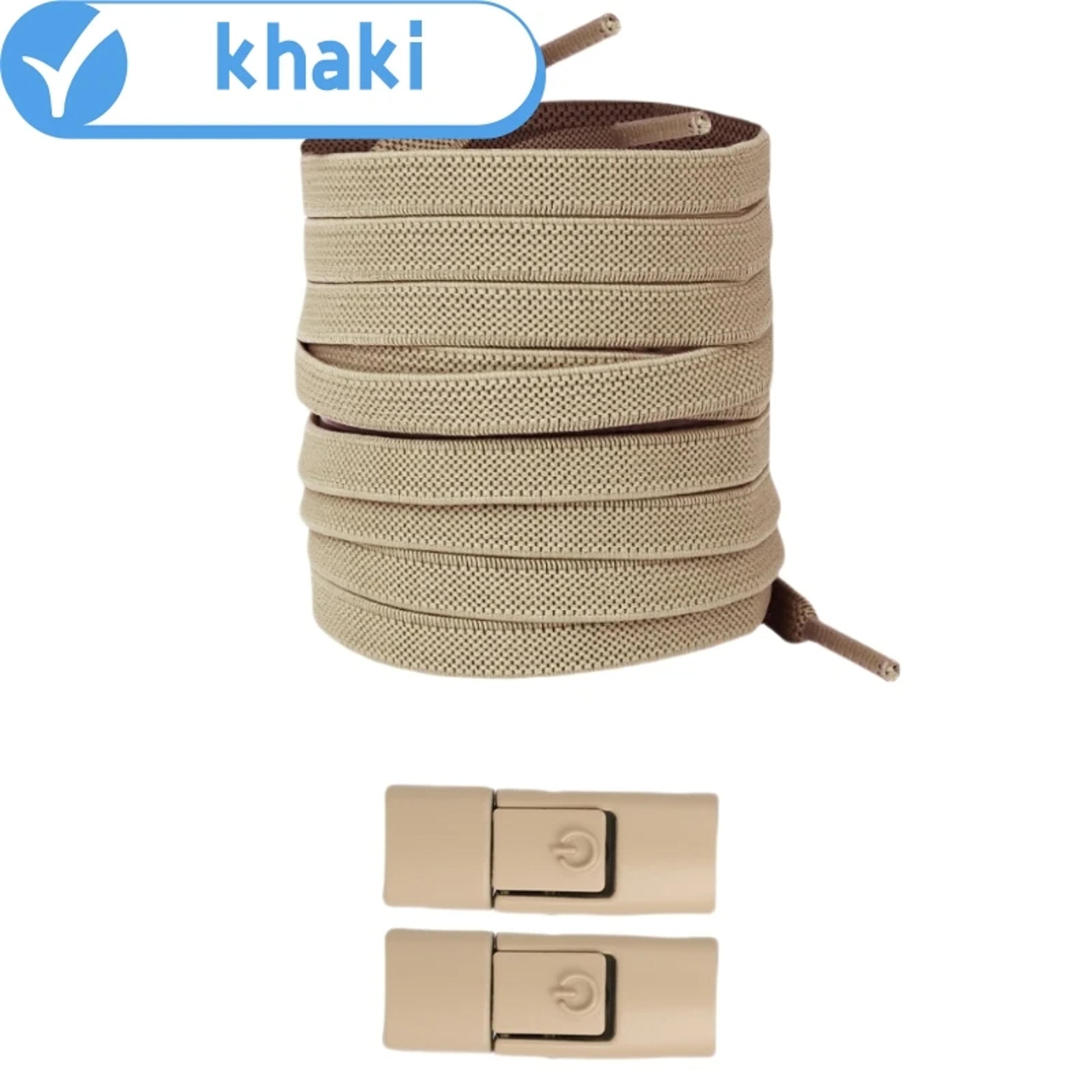New Without Ties Elastic Laces No Tie Shoe Laces Press Lock Shoelaces Sneaker Kids Adult 8mm Widened