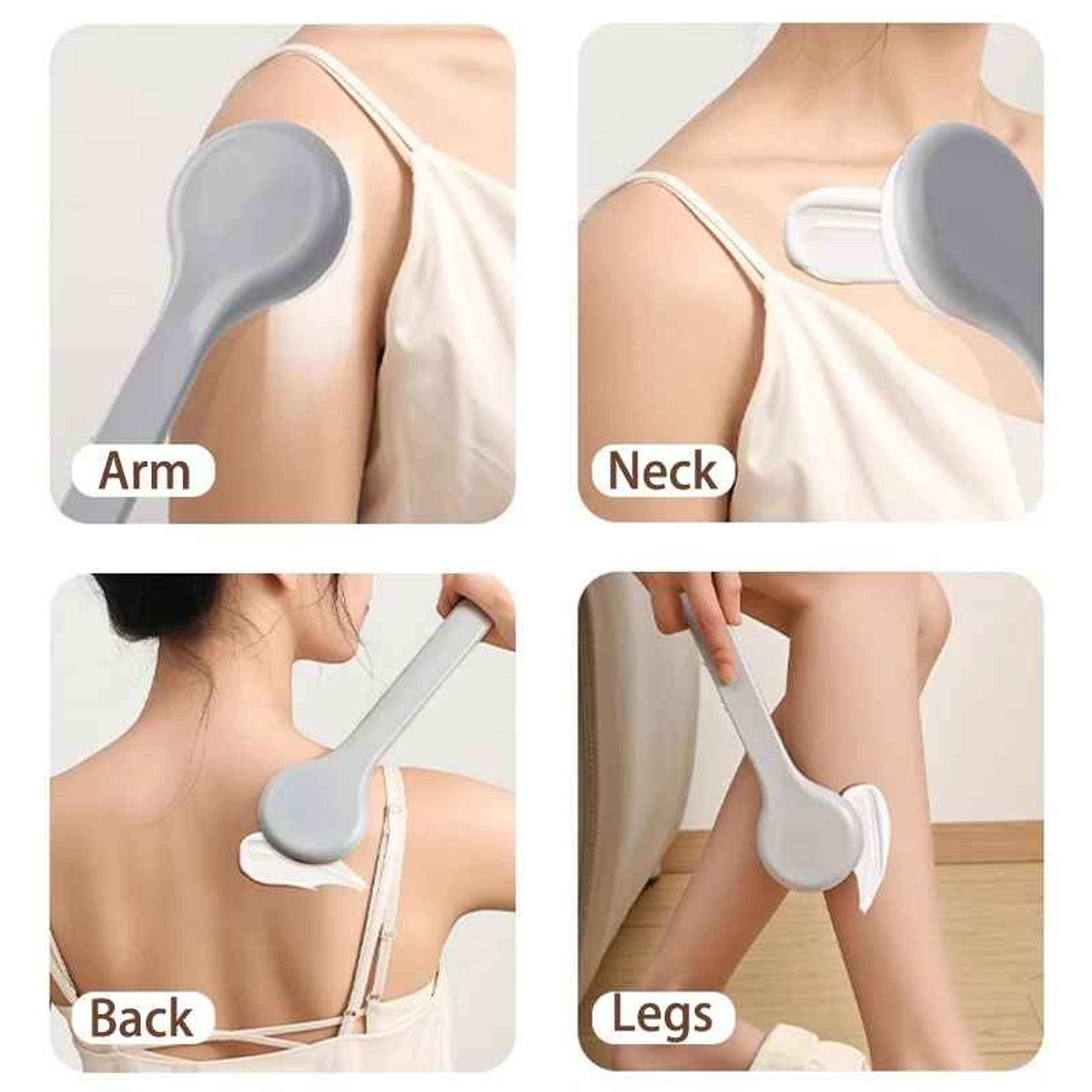 MultiFunction Lotion Sunscreen Ointment Applicator Long Handle Body Cleaner Shower Brush Free Sunsc