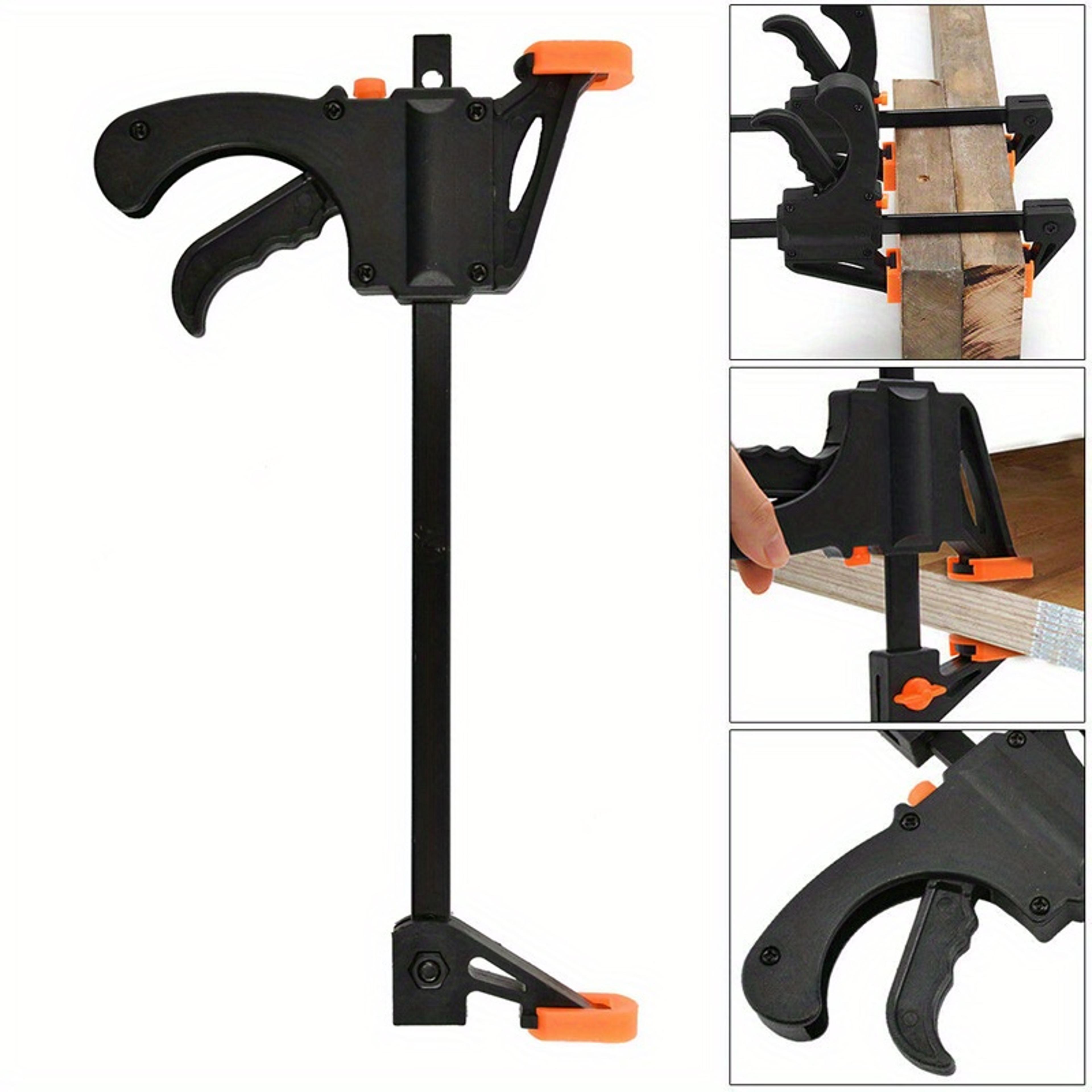 Woodworking Clamp Set Fixed Type Quick Ratchet Release Nylon Work Bar Kit DIY Portable Spreader Ga