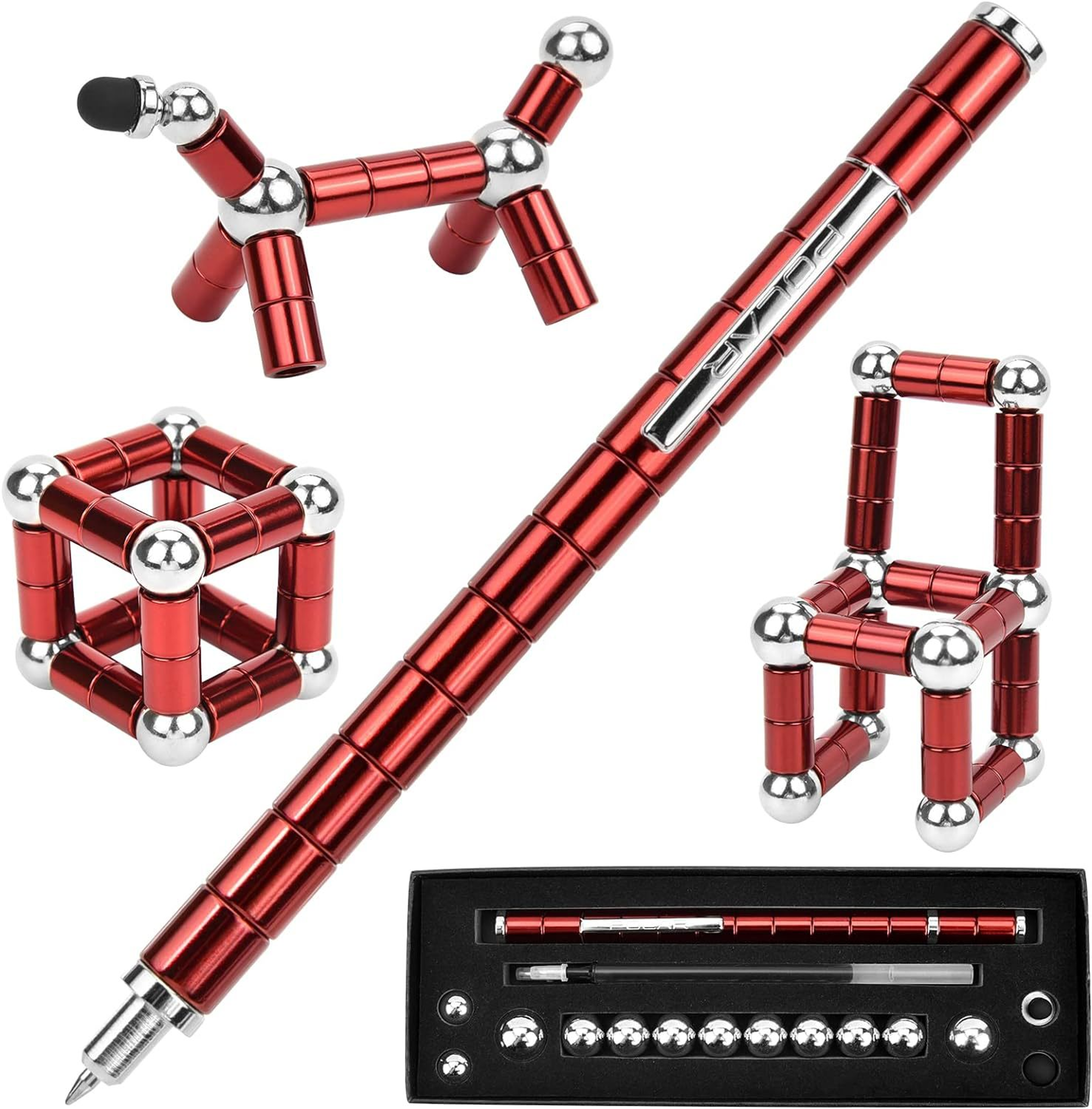 Magnetic Pen For Fidgeting Multifunctional Novel Pen For Decompression  Stress Relief 6