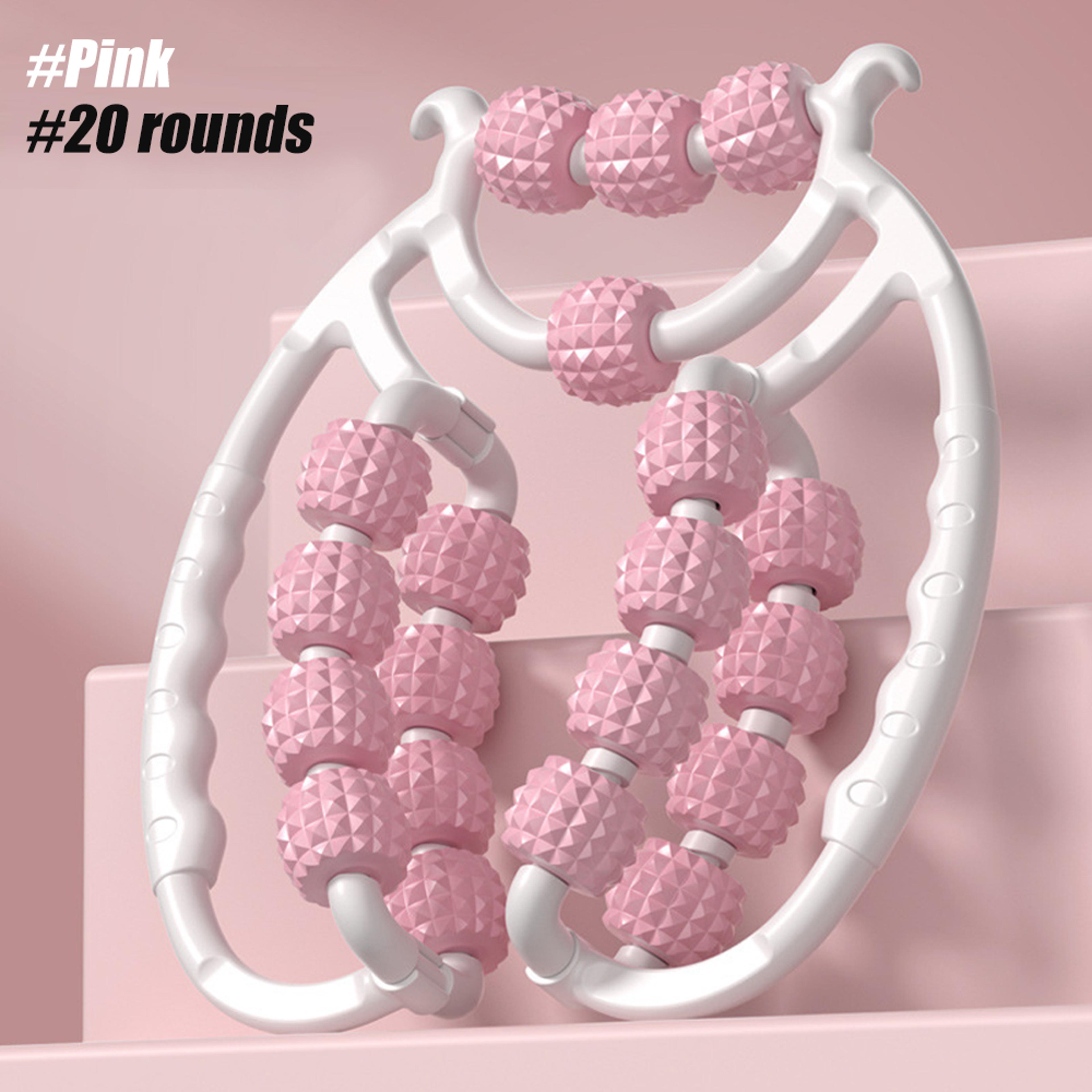 Newest 20 Wheel Annular Leg Clamp Massager Anti Cellulite Body Slimming Roller For Relaxation  Pain 6