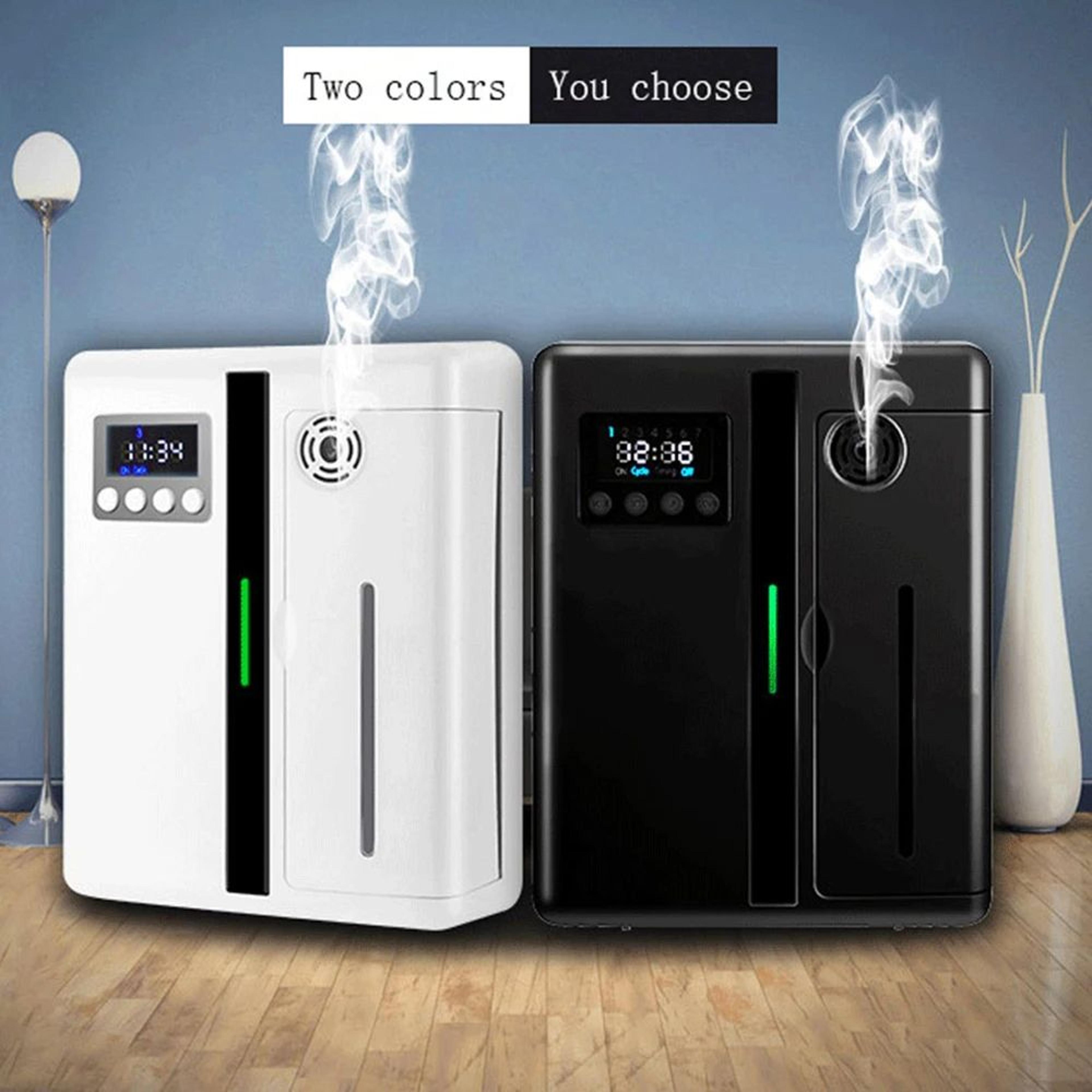 scent machine aroma diffuser – wall mounted for hotels, large areas & home fragrance with built-in fan