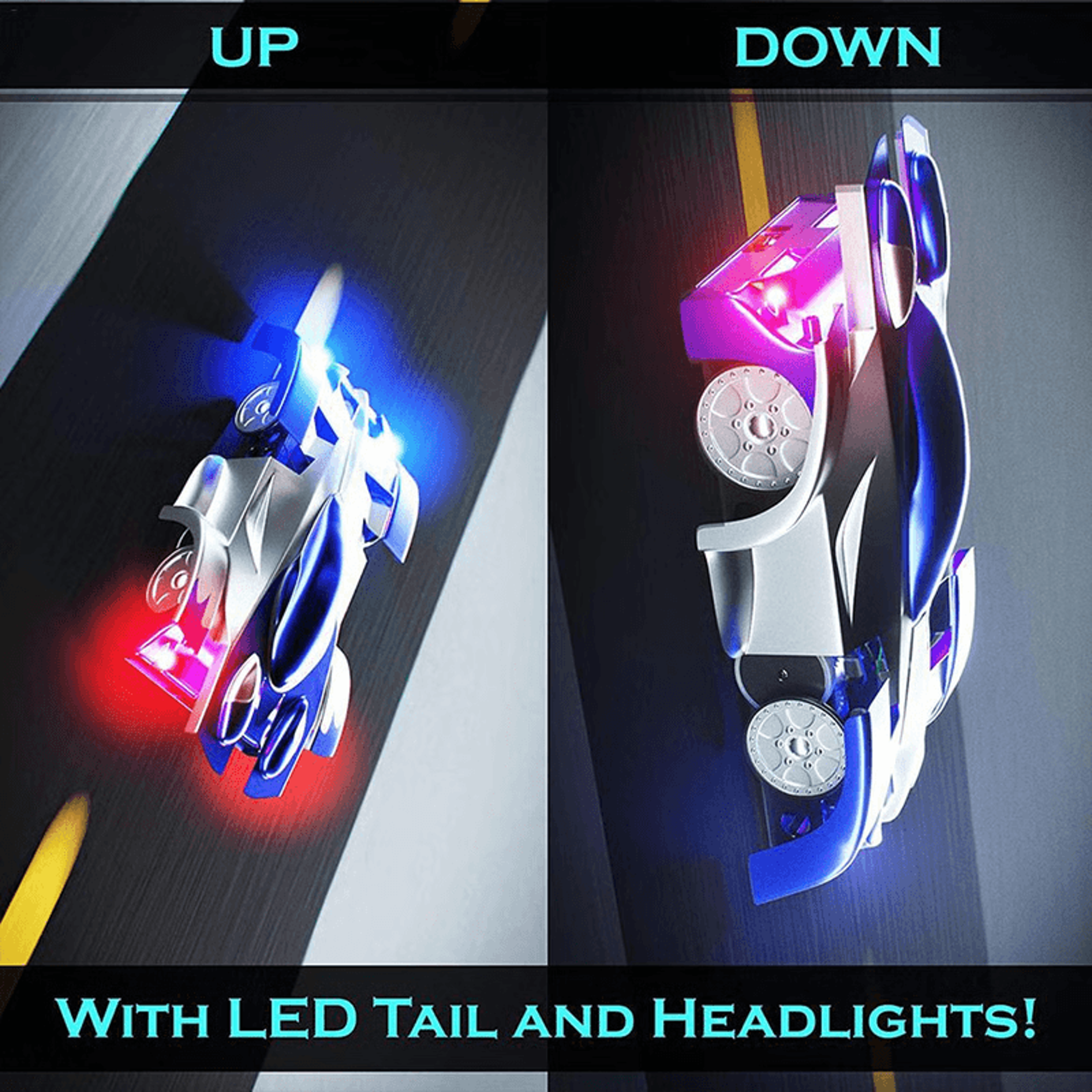 Magnetic RC car for walls