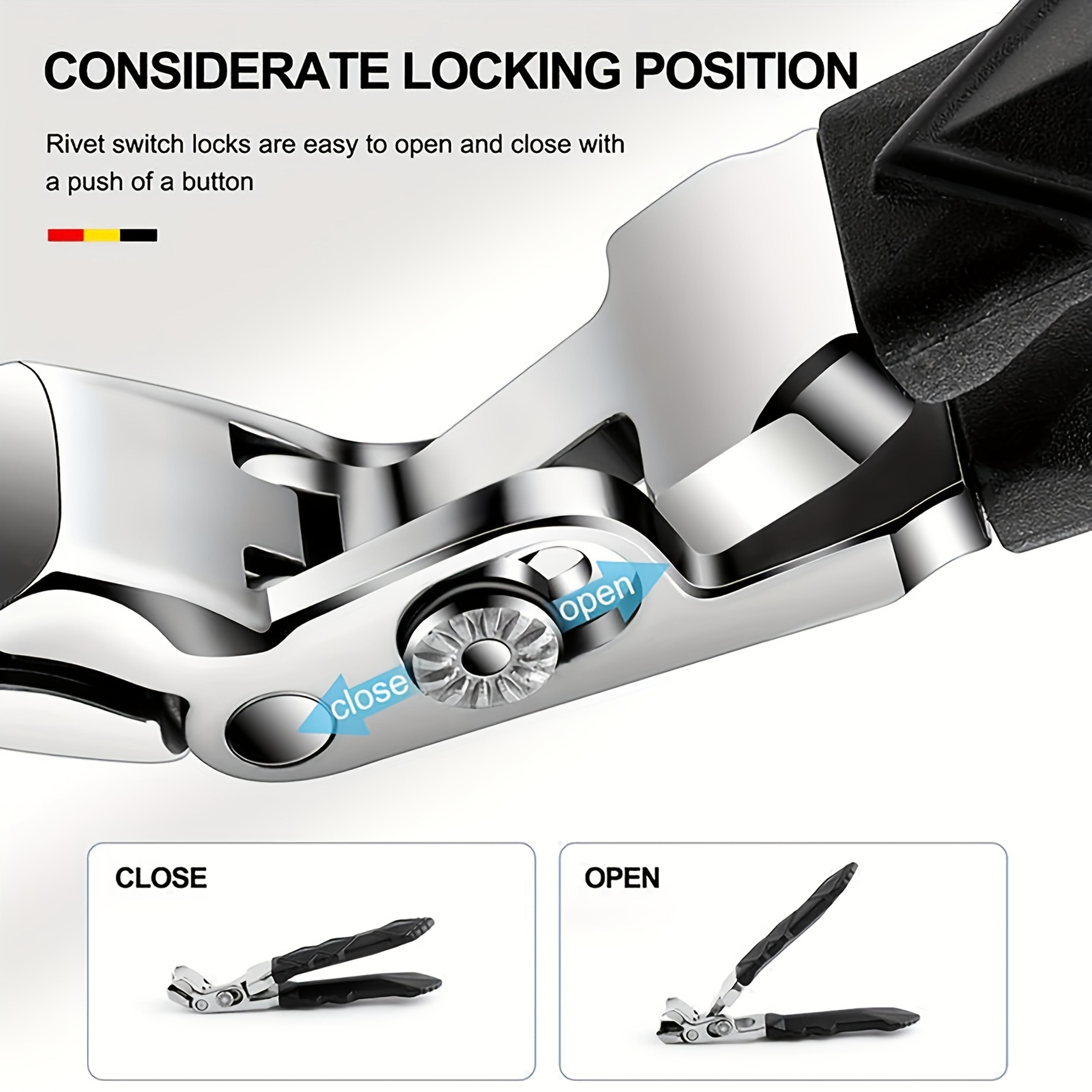 PrecisionGrip Wide Jaw Toenail Clippers For Thick Nails  Seniors 2