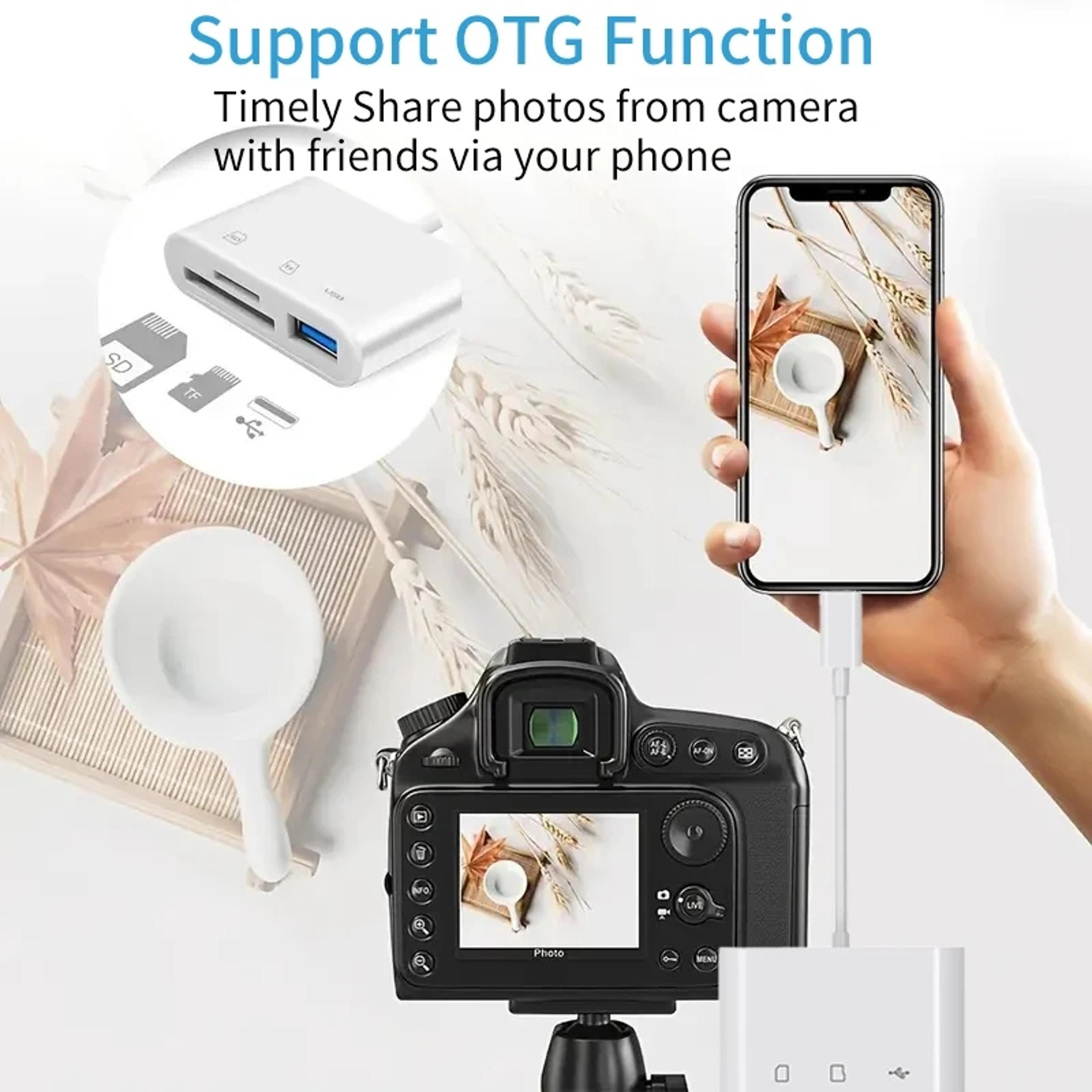 USBC SD Card Reader OTG Adapter Emory Card Reader USB Type C OTG Converter For Huawei Samsung Xiomi 4