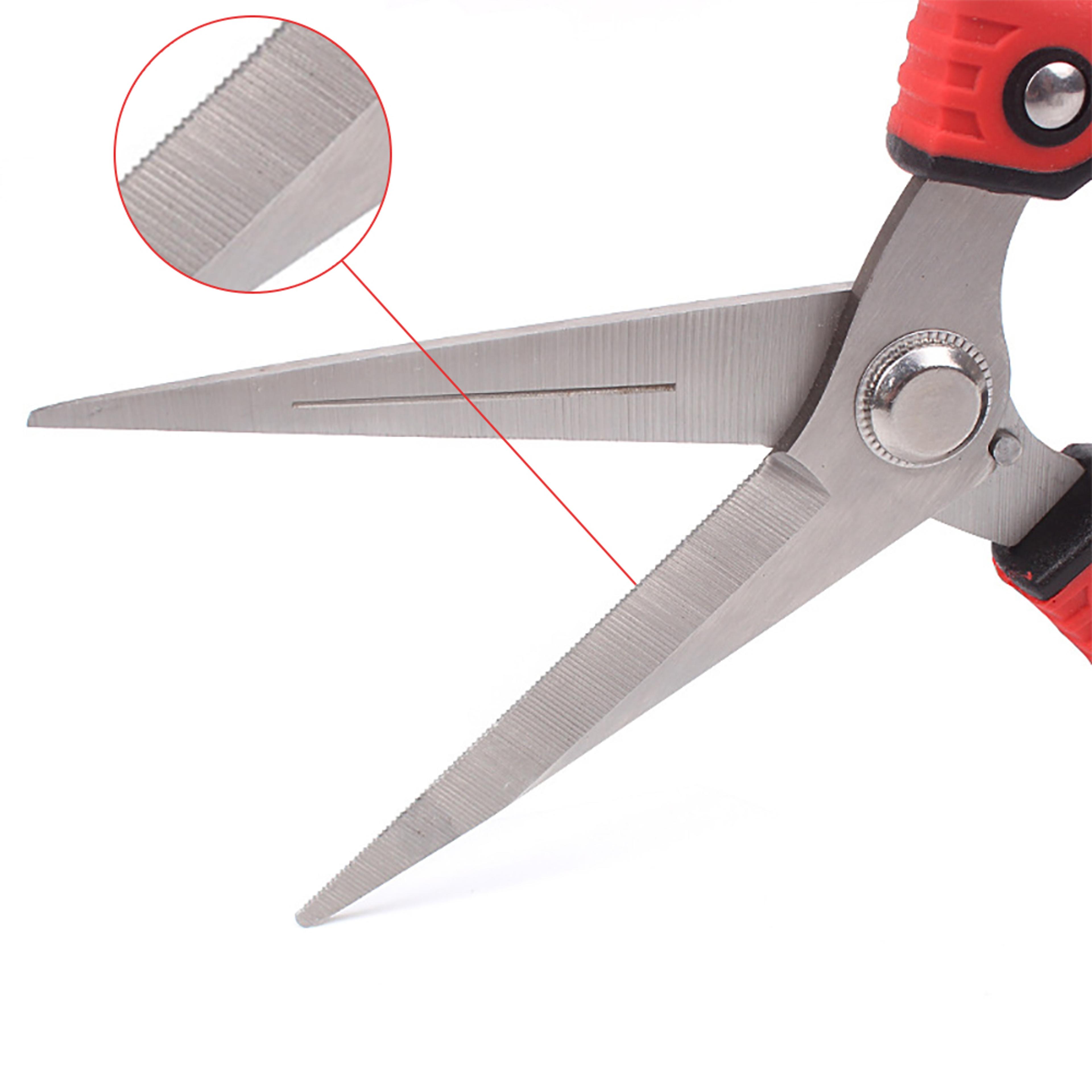 PrecisionCut Stainless Steel Pruning Shears With NonSlip Grip For Garden  Fruit Tree Trimming 2
