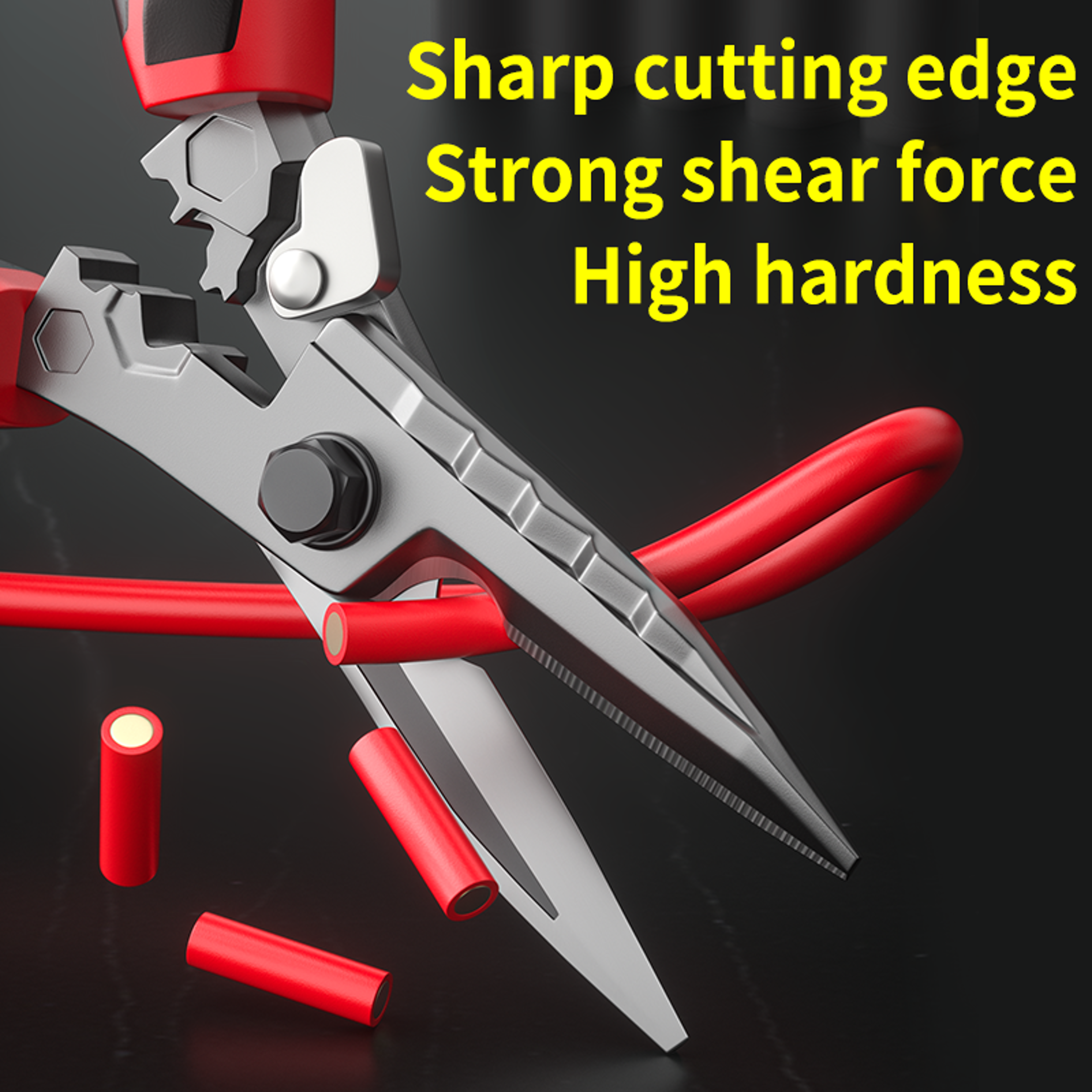Electrician Scissors Wire Cutter  Crimping Tool 1