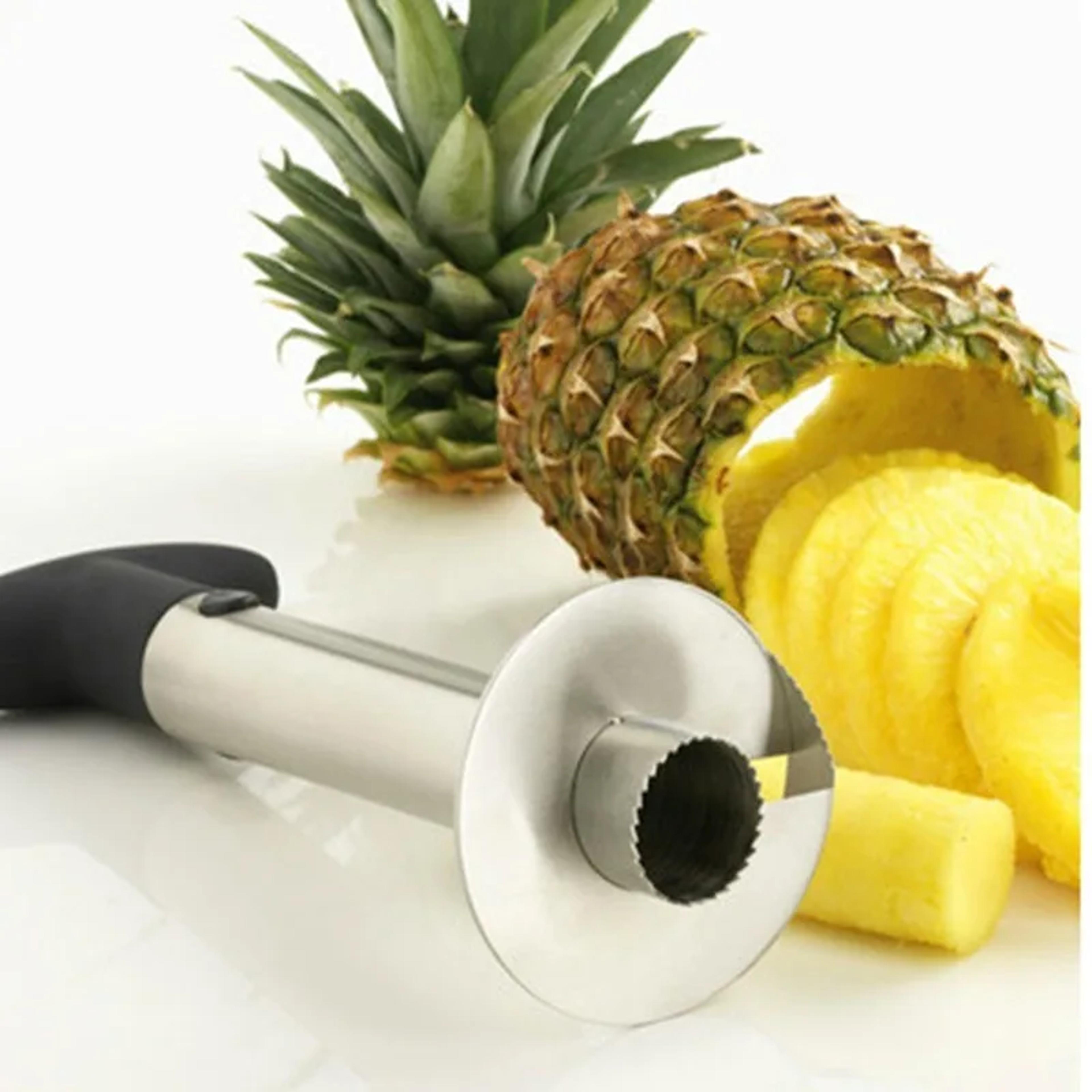 Stainless Steel Pineapple Corer  Slicer Tool For Fast MessFree Fruit Prep 3