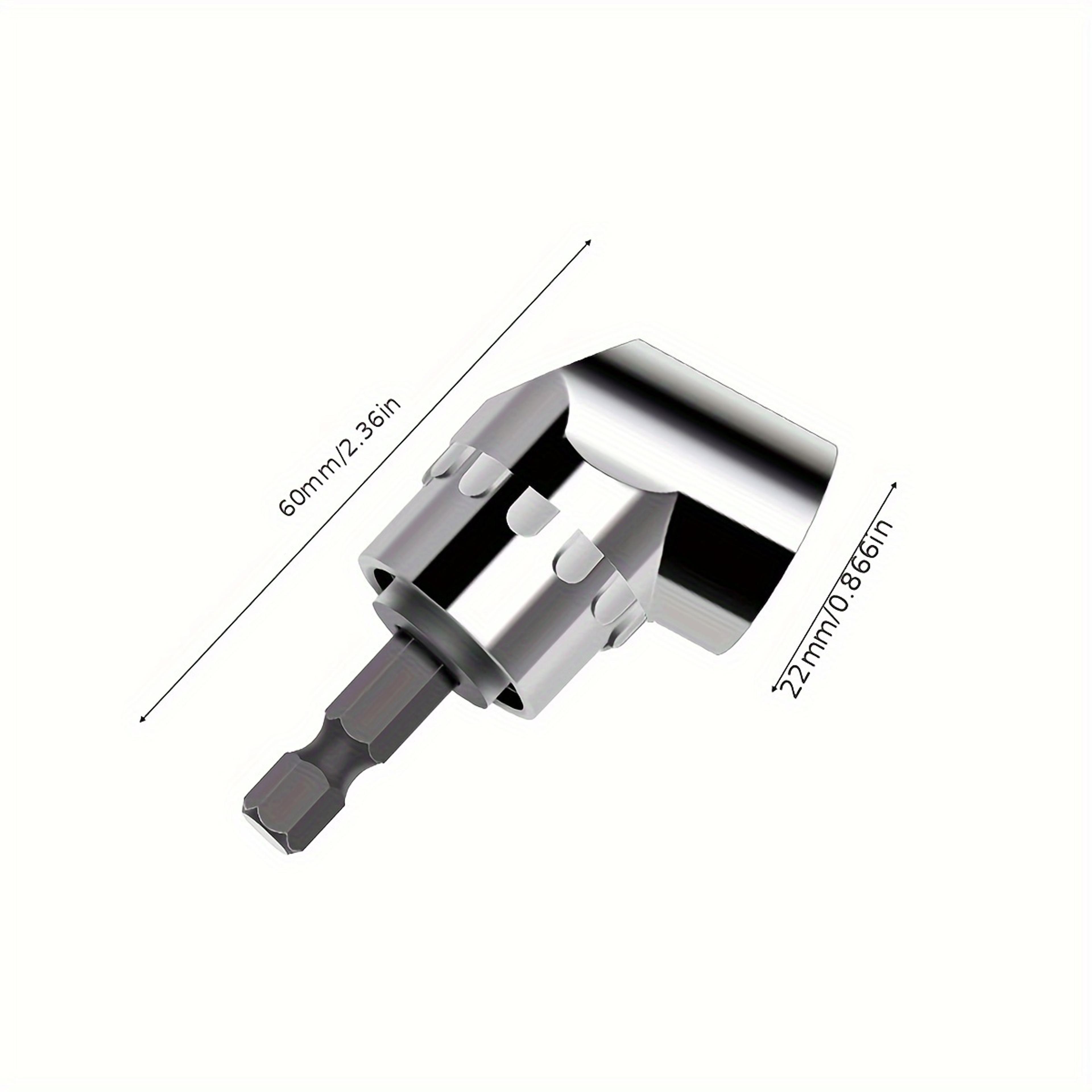 Right Angle Drill Attachment For Tight Spaces Hex Right Angle Drill Attachment Extension 1