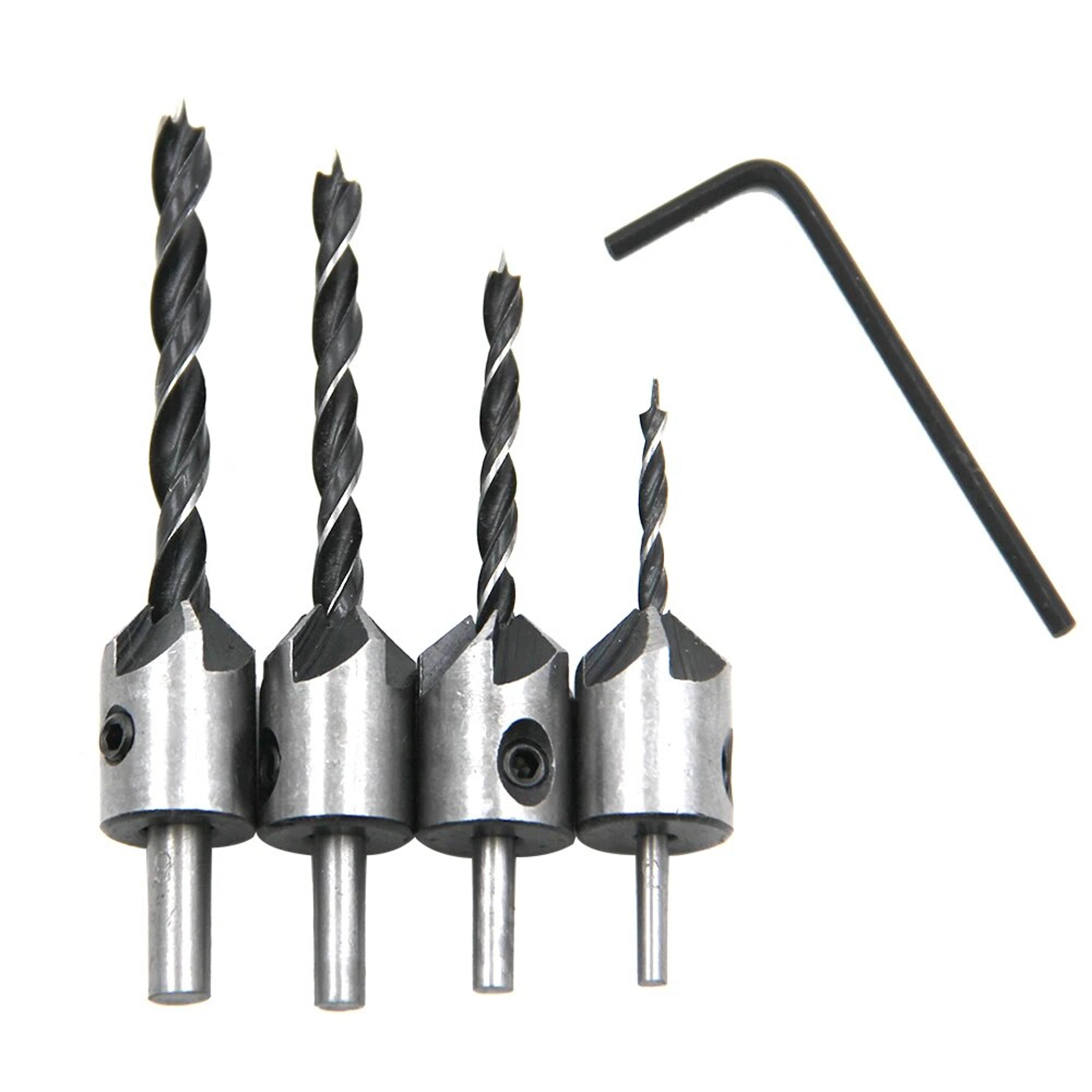 Precision Woodworking Counterbore Drill Bit Set Chamfer  Pilot Hole Drill Bits For Clean Joinery 4