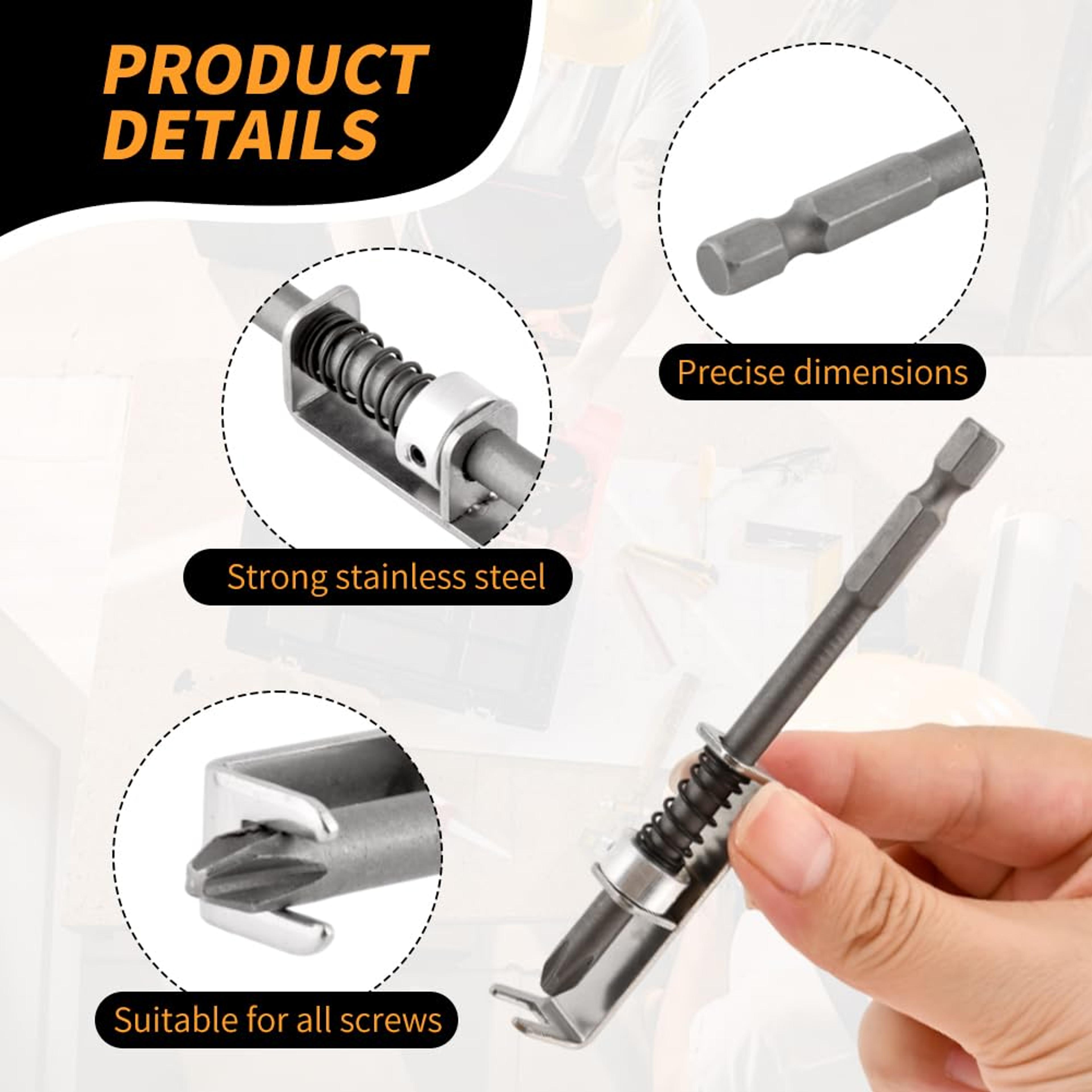 Anti Drop Screw Holder Drill Bit Clamp For Phillips Screwdrivers And Power Drills 1