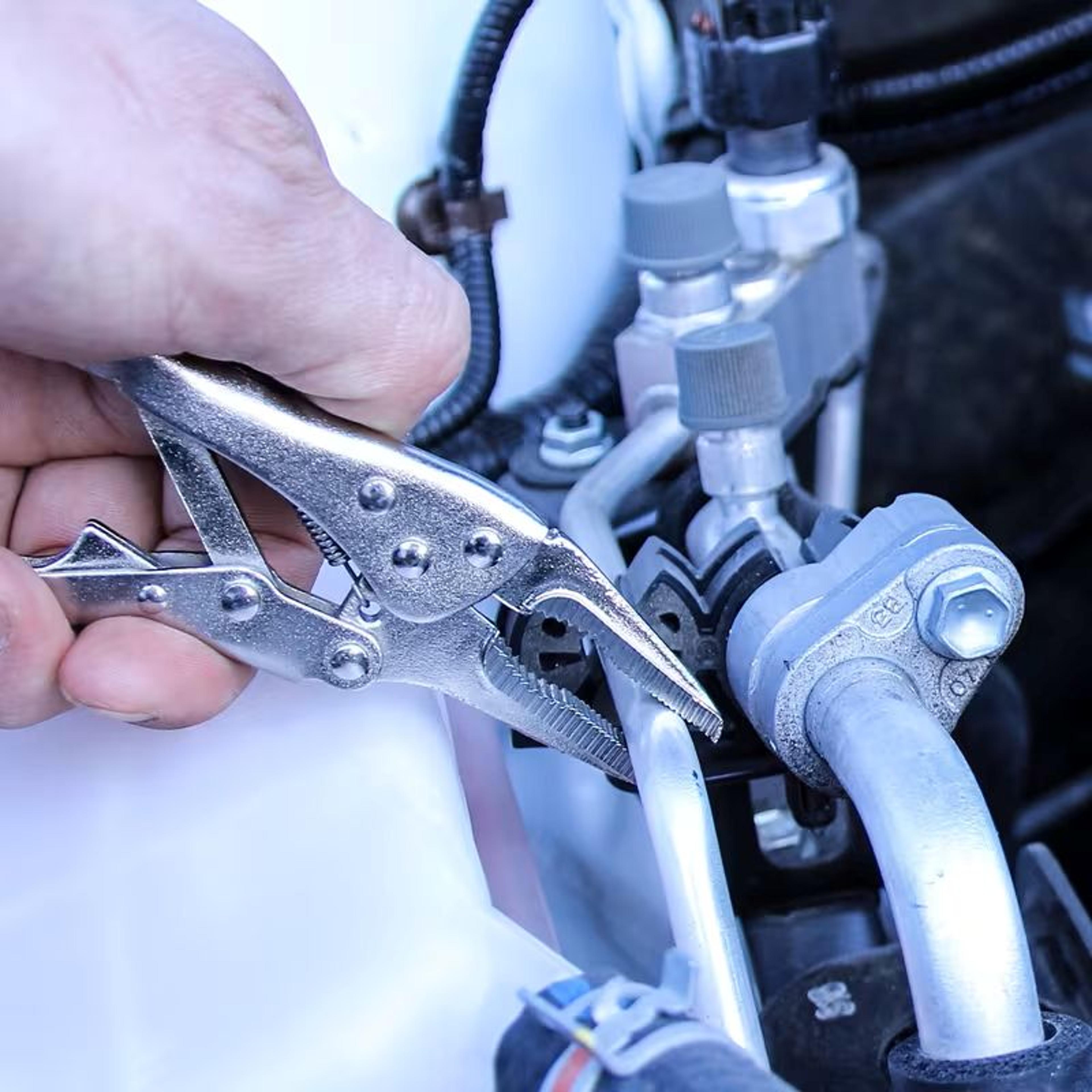Precision Mini Needle Nose Pliers Compact Hand Tool With Non Slip Grip 0