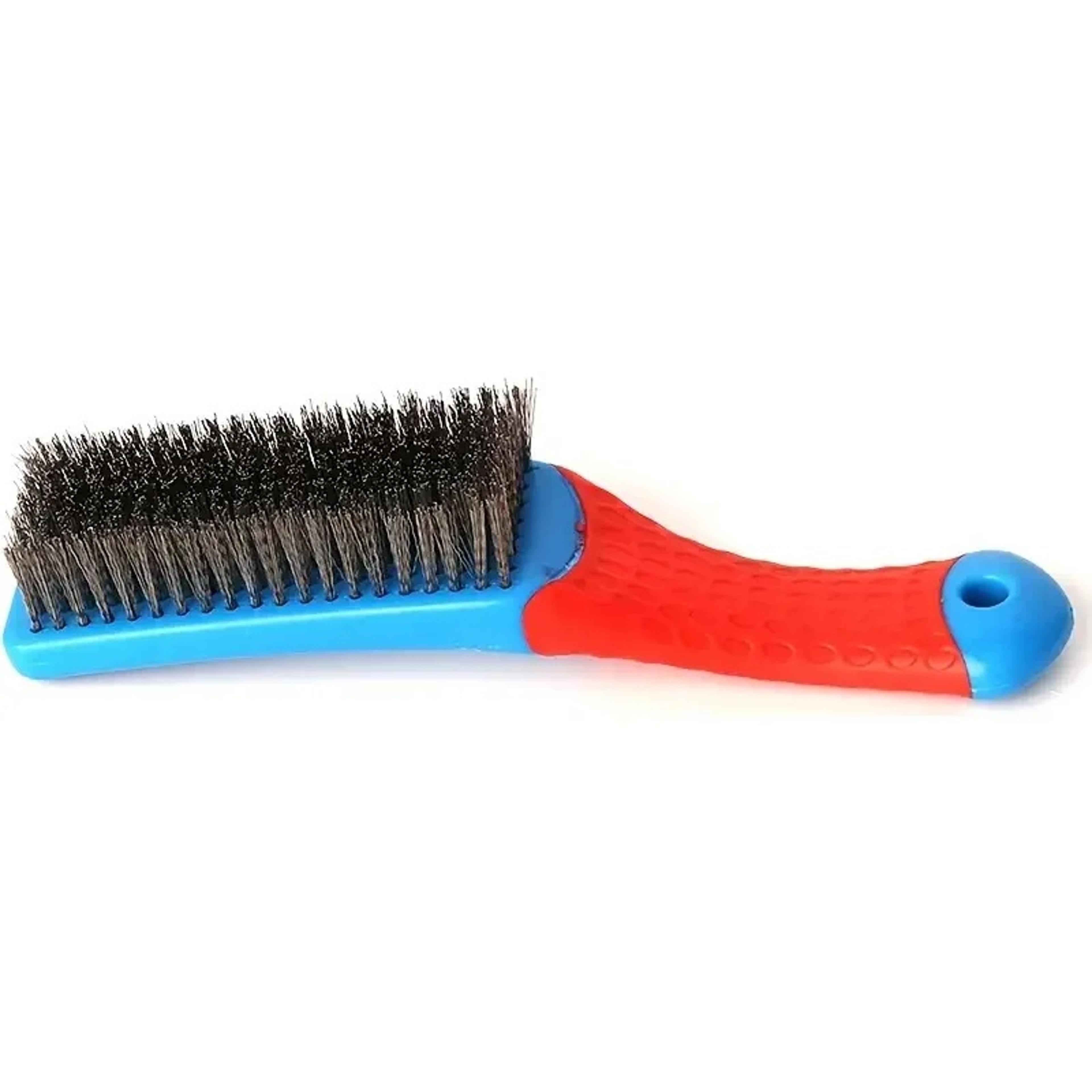 Rust  Paint Removal Wire Brush With Ergonomic Plastic Handle 4