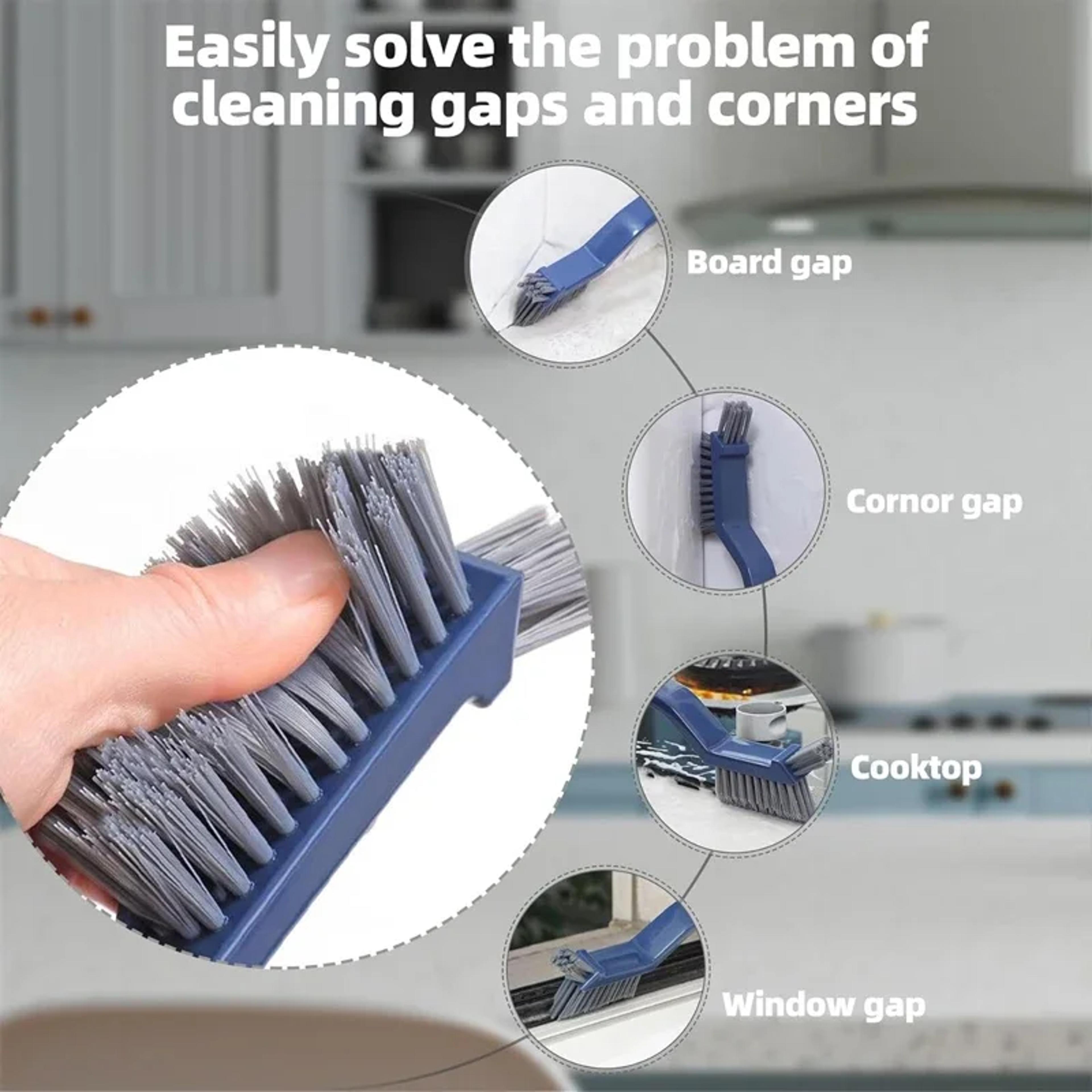 ErgoClean Long Handle Bathroom Floor Scrub Brush Tile  Grout Cleaning Brush For Bathtub Sink  Ceram 4